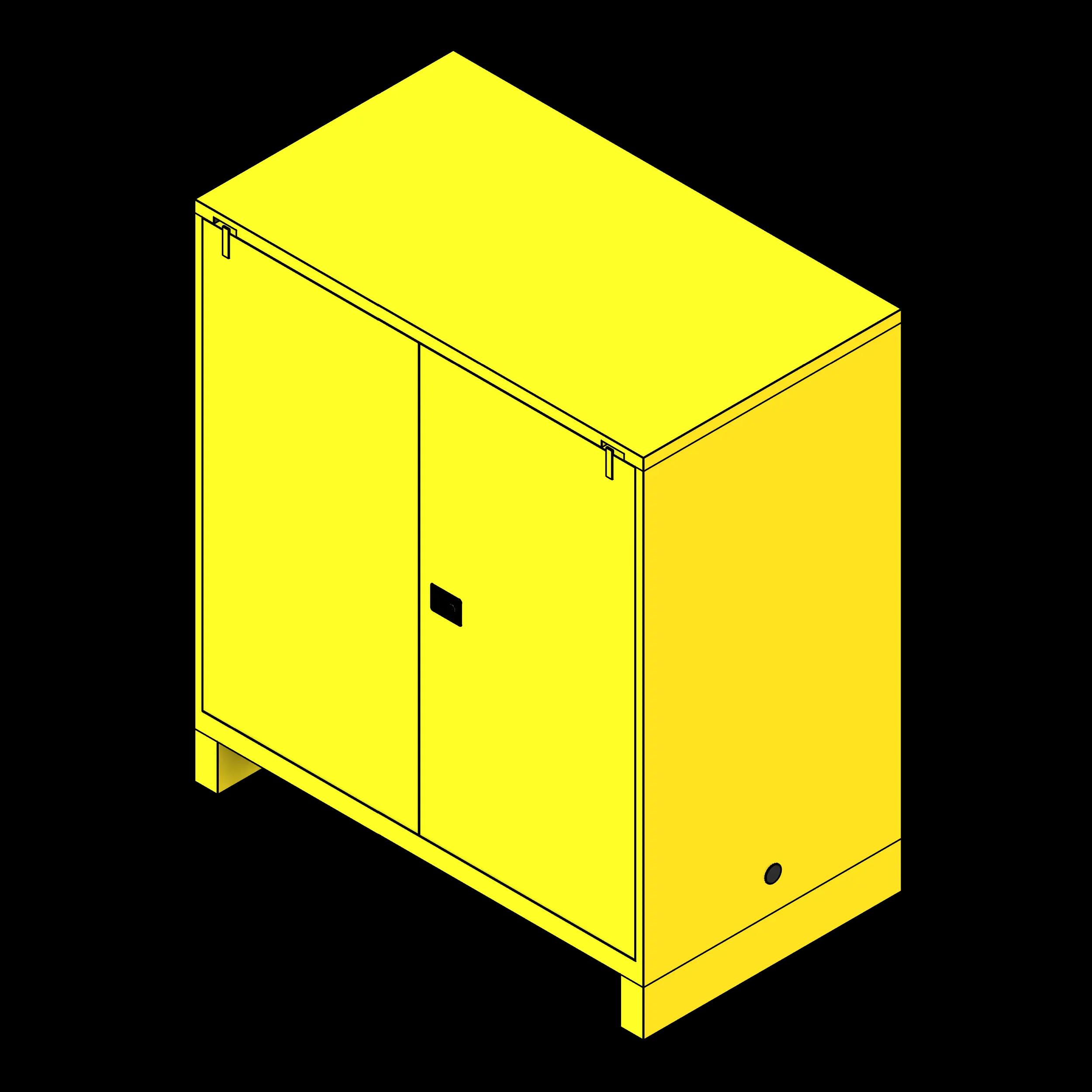 SGG Flammable Liquid Storage Legs PCS 120 Gallon 59x34x65 Self Closing