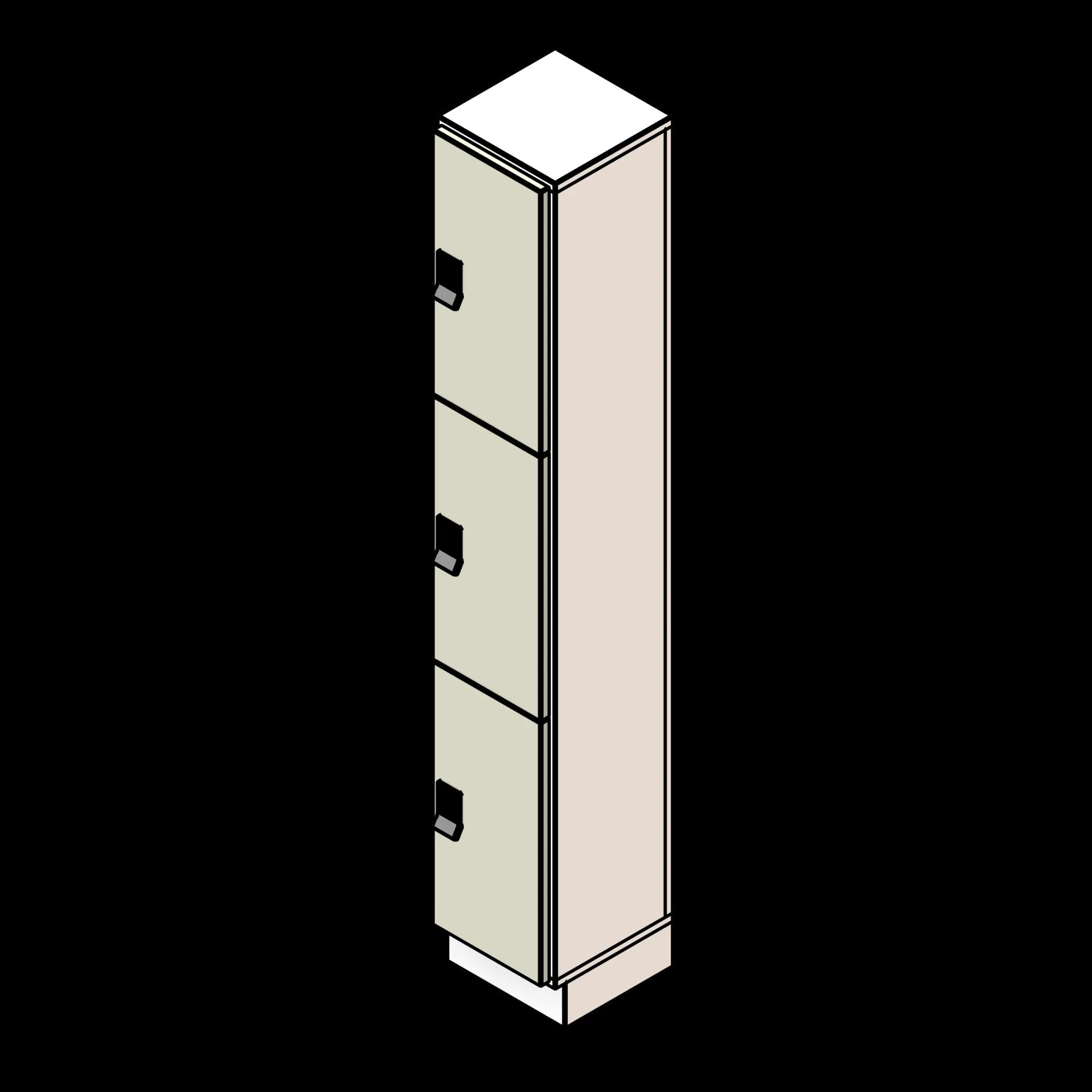SSG Locker Day Use PCS 1 Column 3 Tier