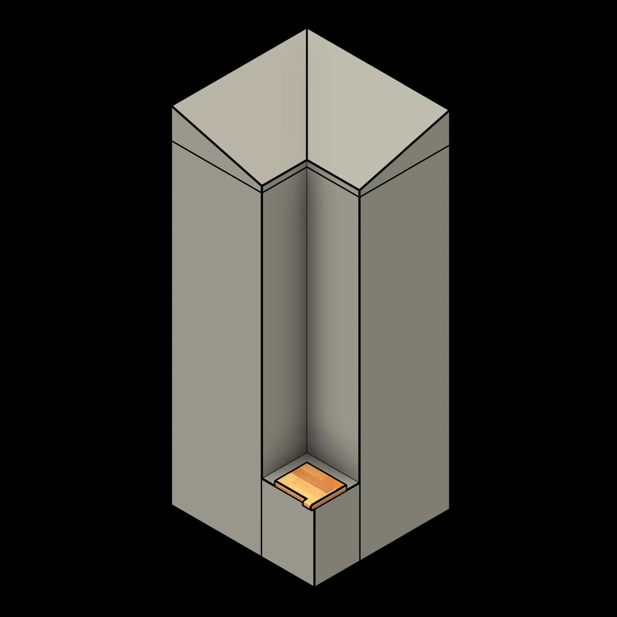 SSG Locker Personal Storage Corner Fill PCS