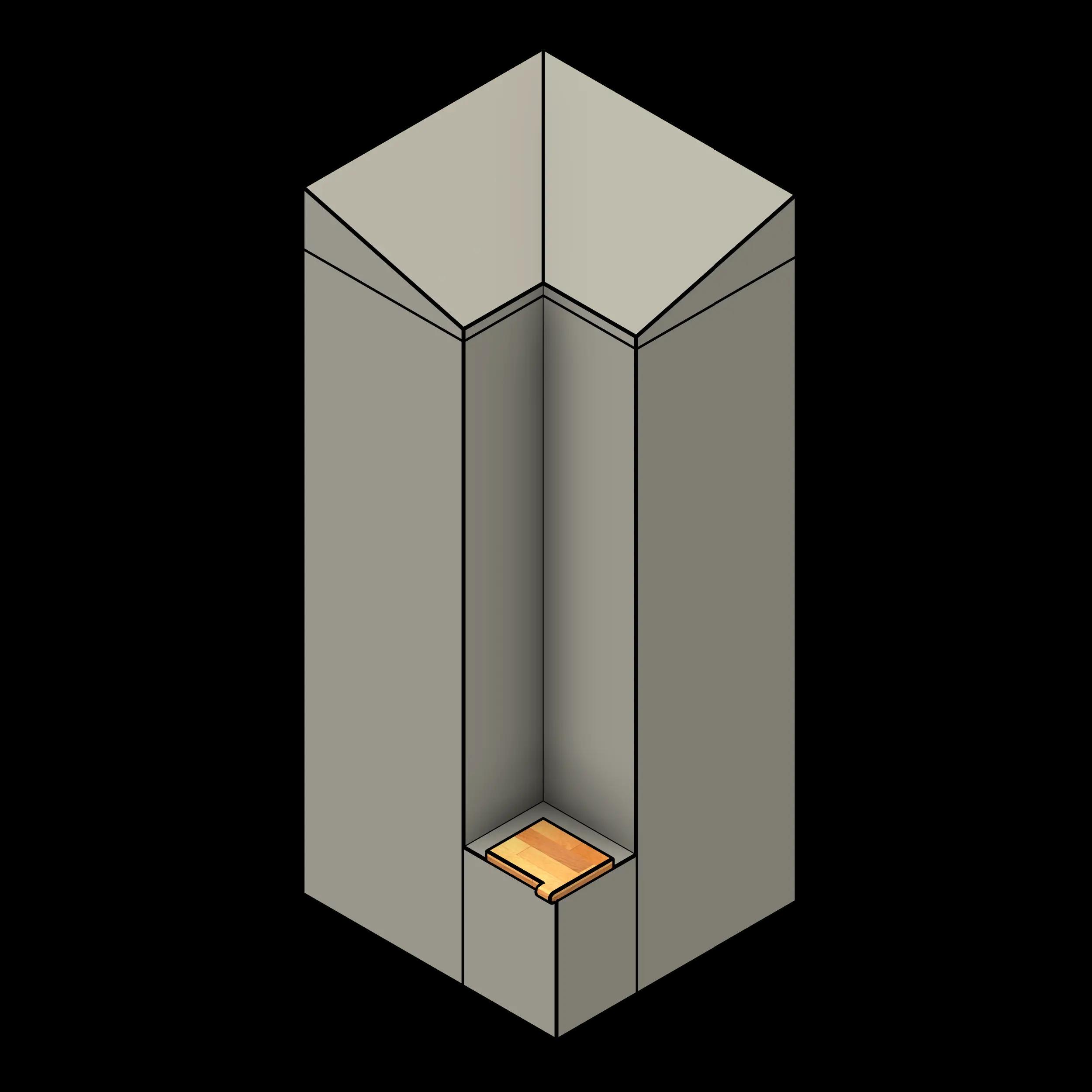 SSG Locker Personal Storage Corner Fill PCS