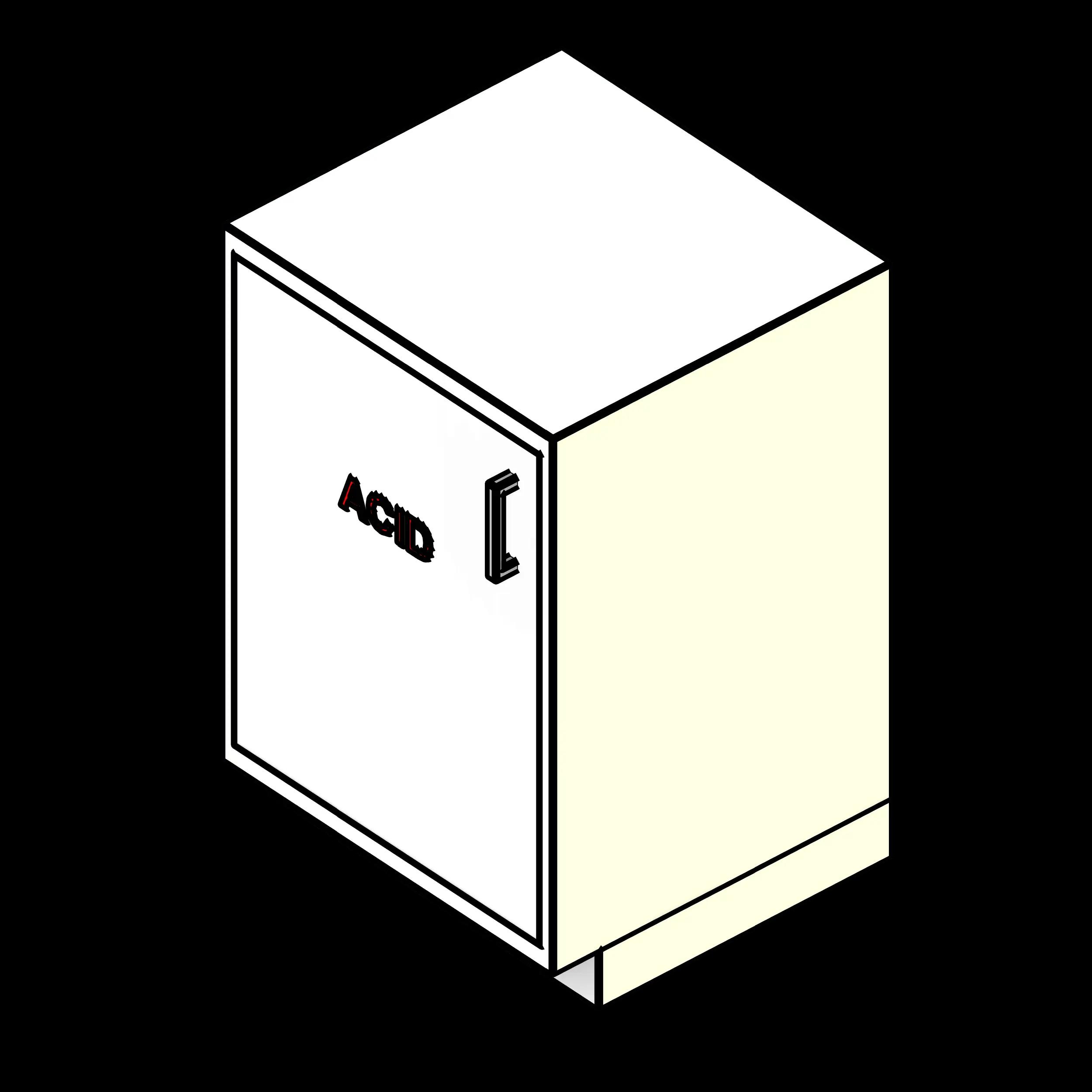  SSG Cabinet Lab Base Acid PCS Left Hinge Inset Door
