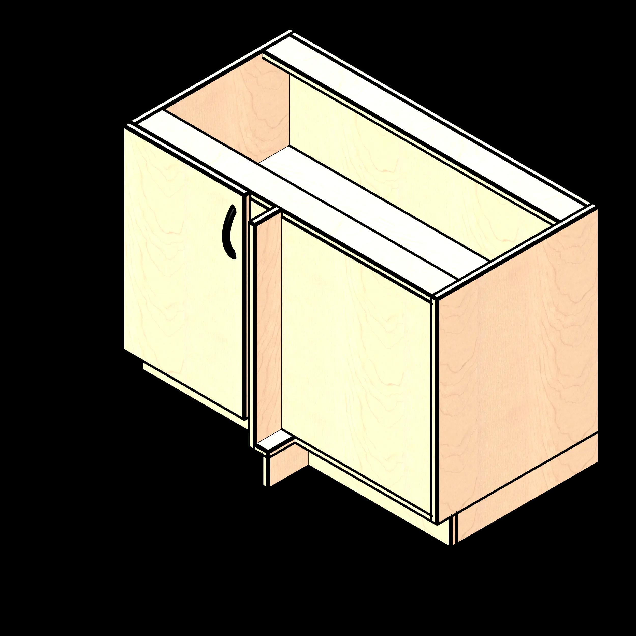 SSG Cabinet Base Corner Door LAM Left Hinge