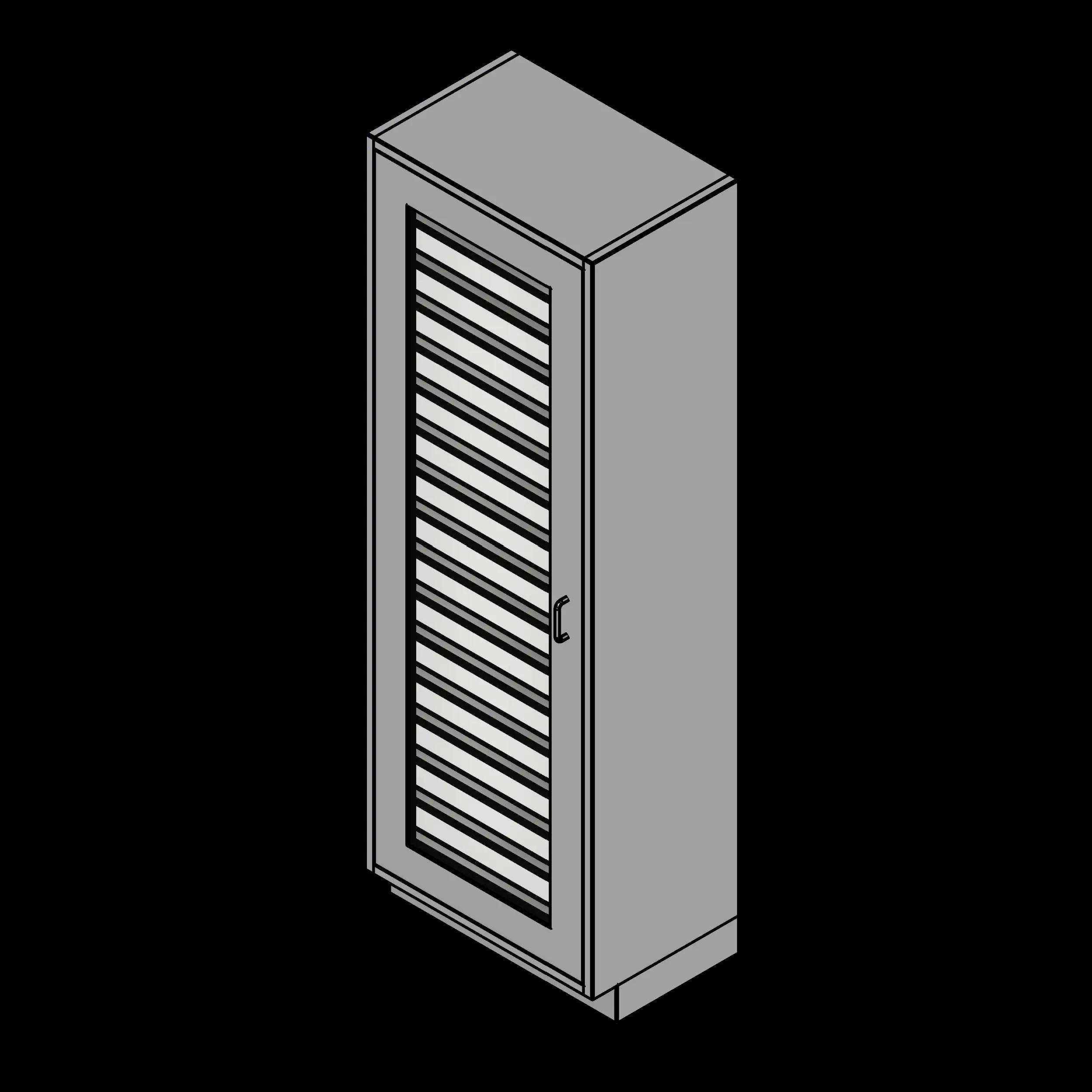 SSG Cabinet Medical Supply SST Single Width Glass Door