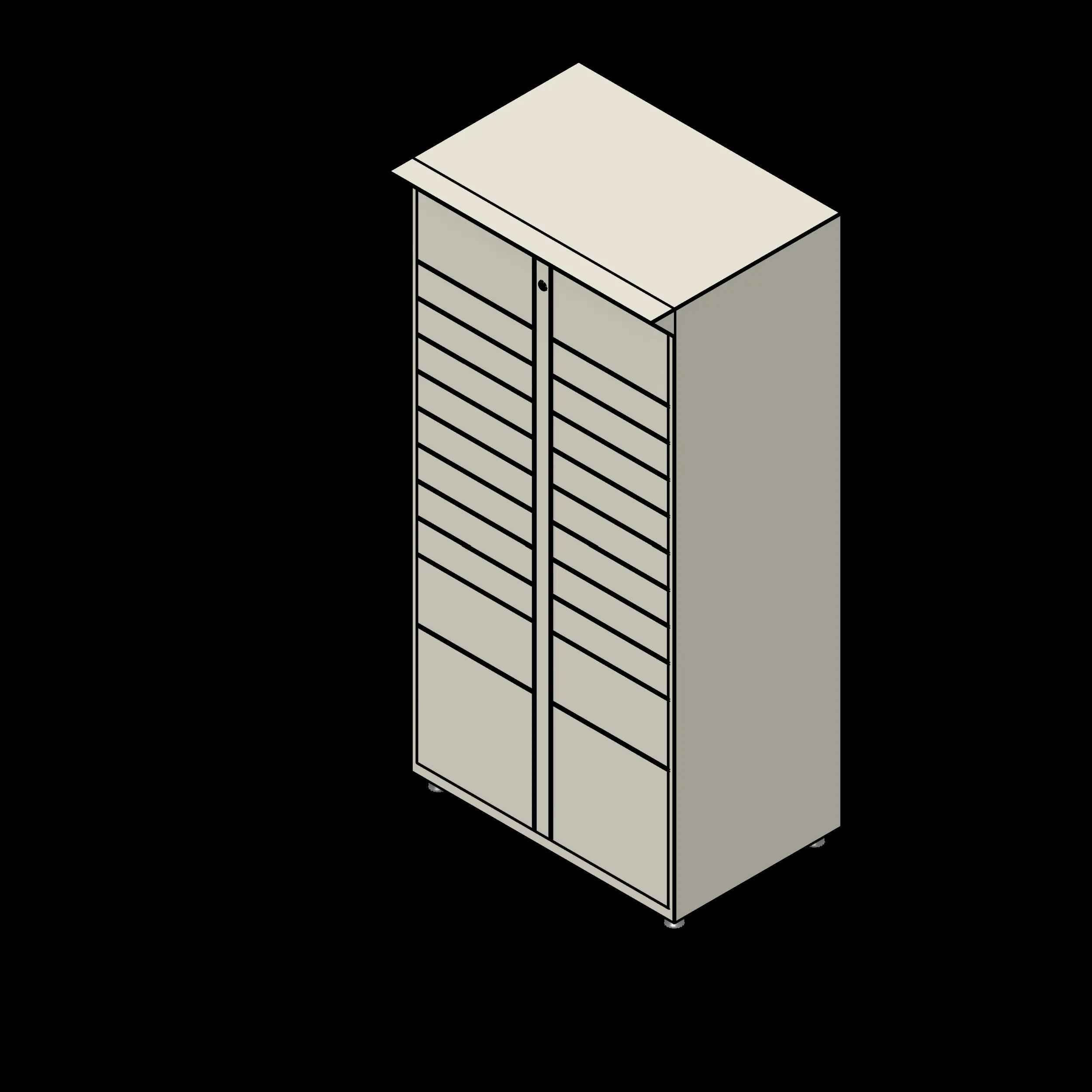 SSG Locker Smart Parcel PCS 114 Full Bank 22 Doors