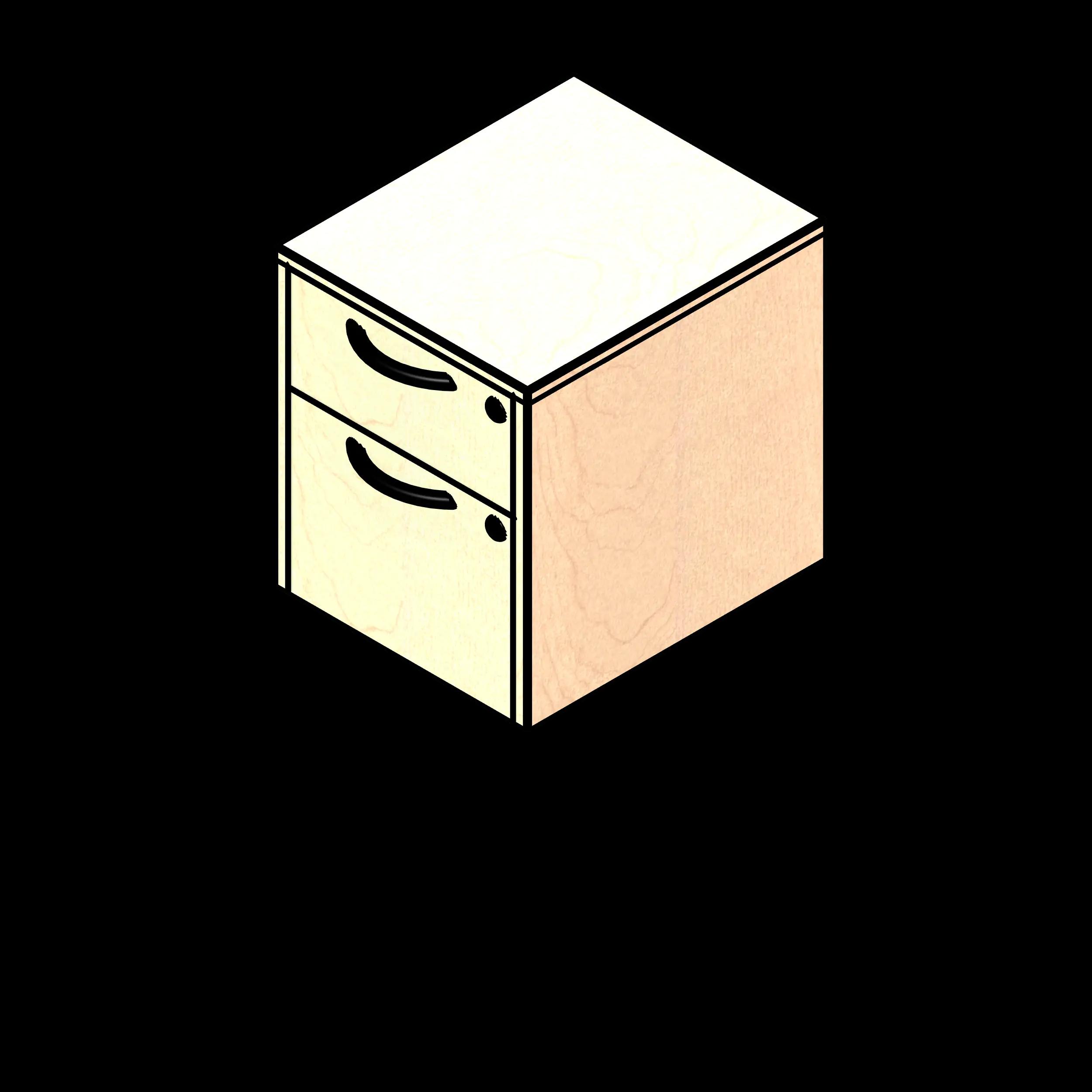 SSG Cabinet Pedestal Drawer Suspended LAM Left Handed