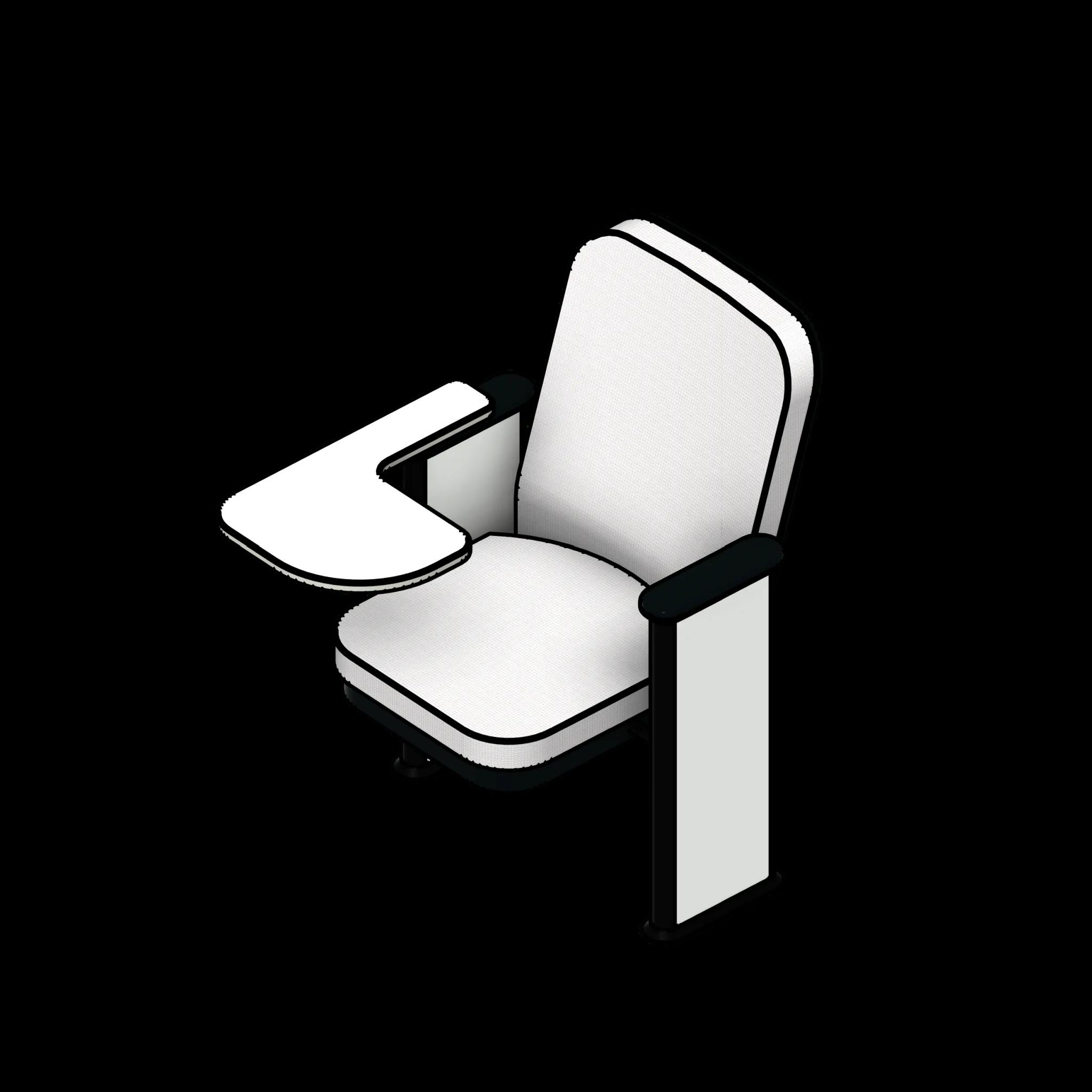 SSG Seat Auditorium PCS Right Table Closed Upright