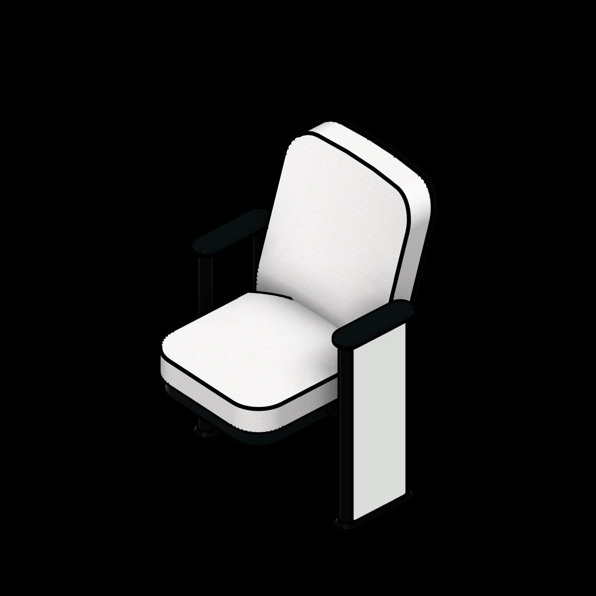 SSG Seat Auditorium PCS No Table End Upright