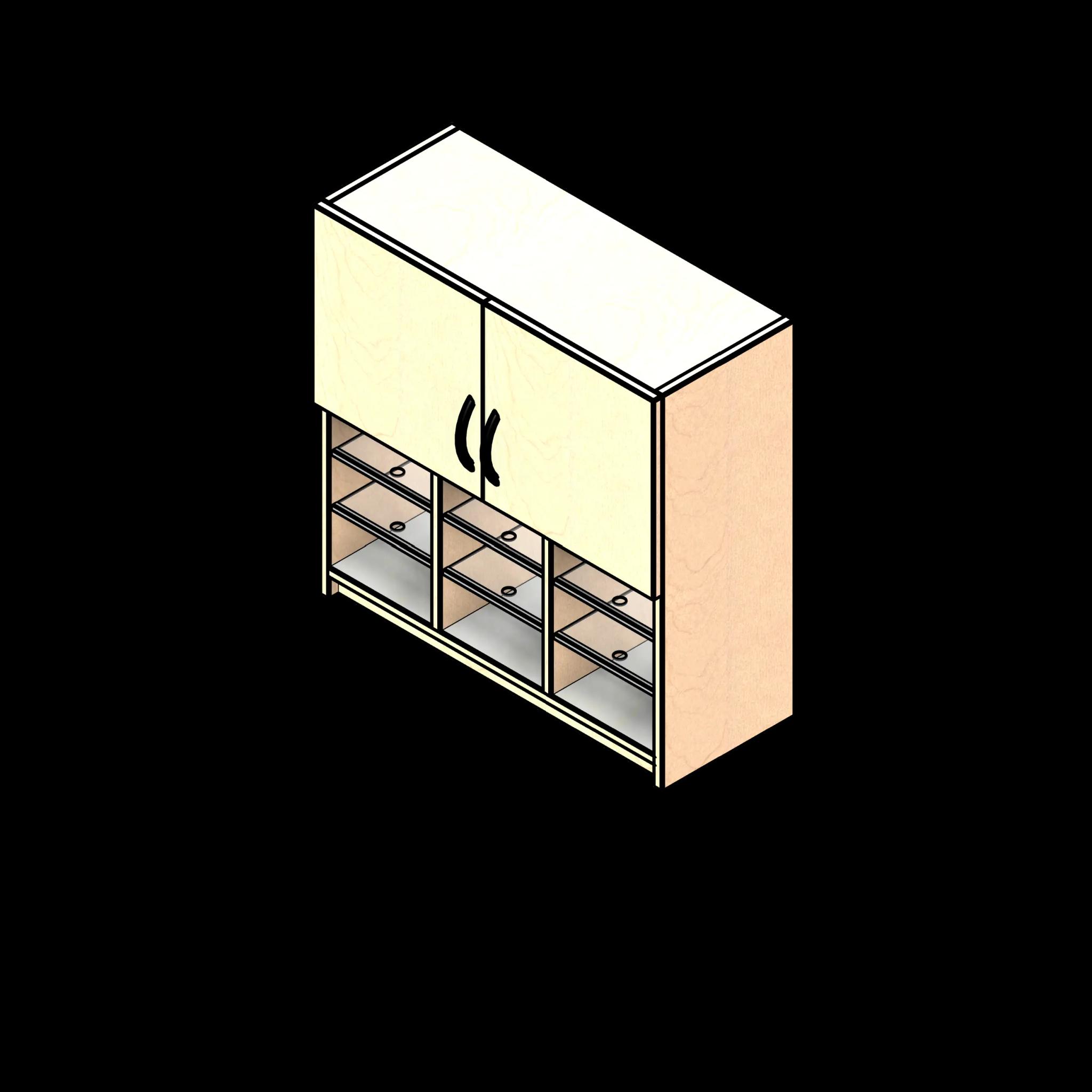 SSG Cabinet Wall Sorter 2 Doors LAM