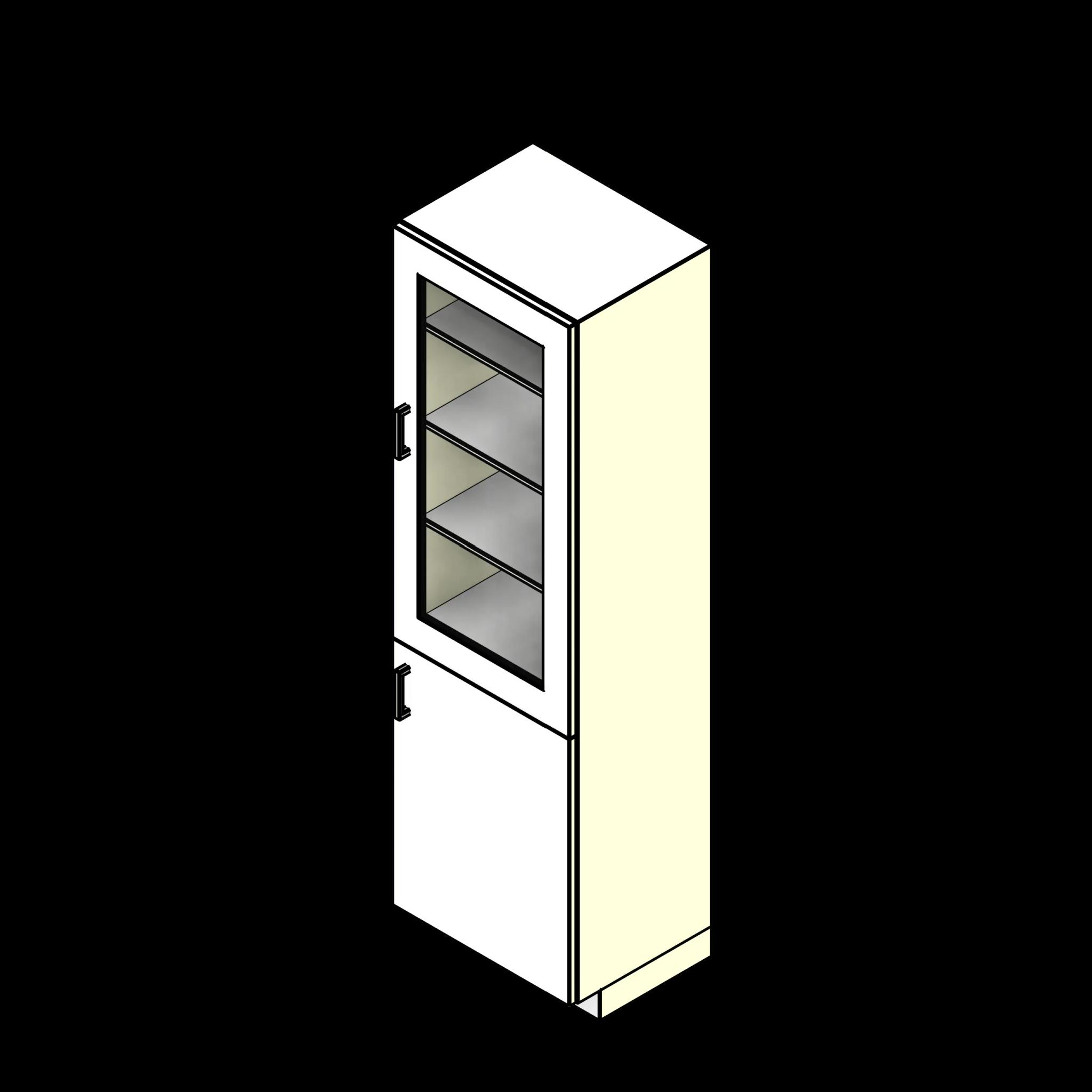 SSG Cabinet Lab Full Height Hybrid PCS 1 Door Right Hinge Overlay