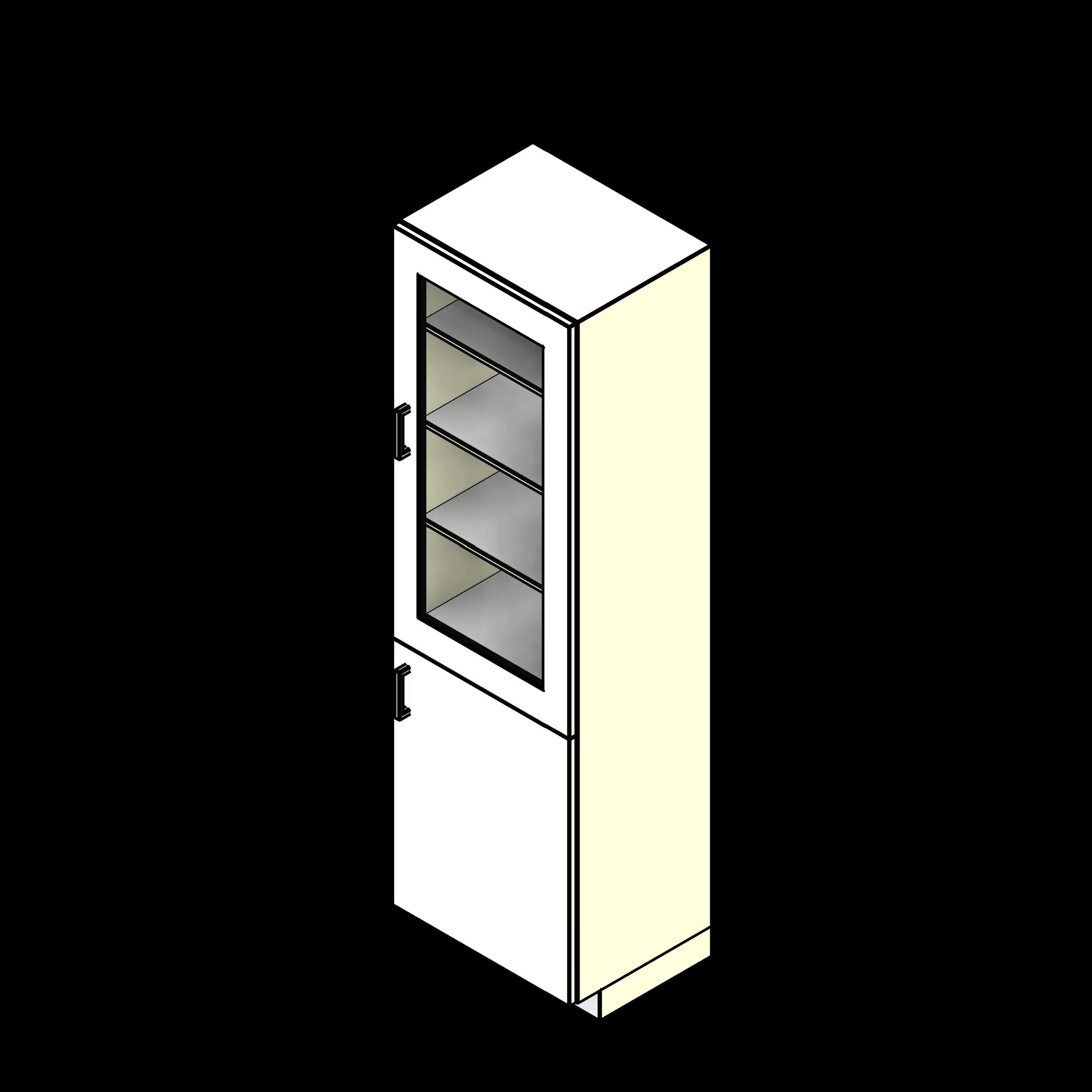 SSG Cabinet Lab Full Height Hybrid PCS 1 Door Right Hinge Overlay