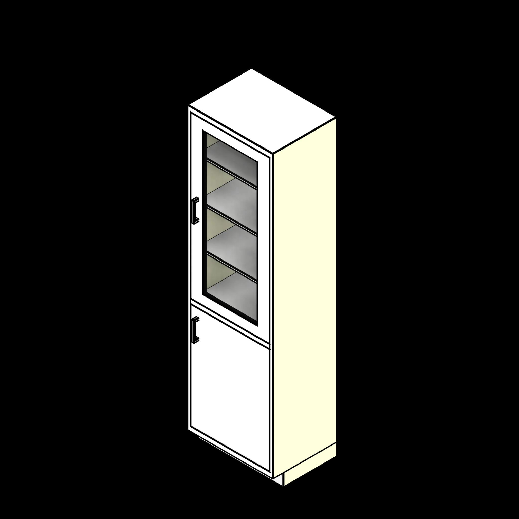 SSG Cabinet Lab Full Height Hybrid PCS 1 Door Right Hinge Inset