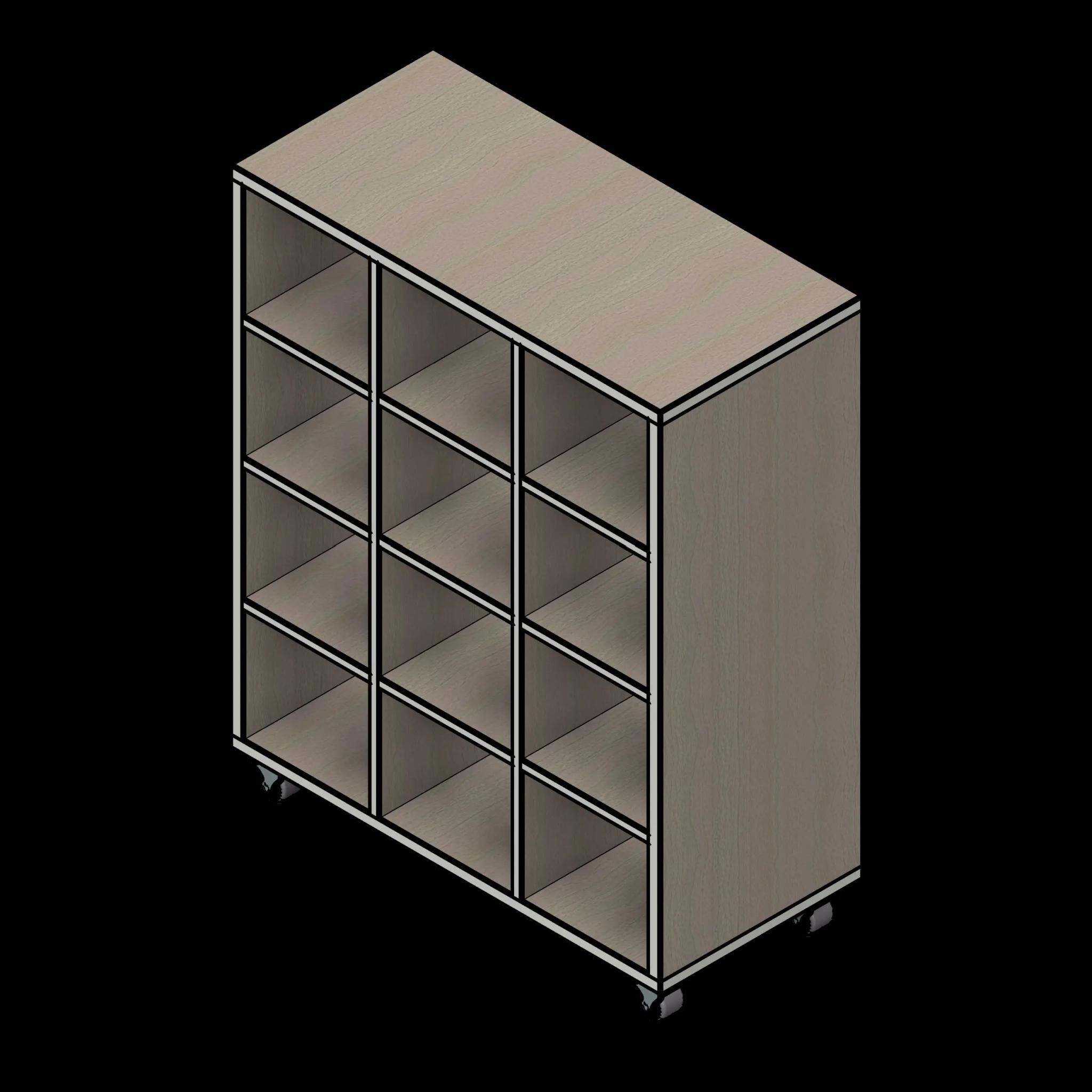  SSG Cubby Educational LAM 4 Tiers Mobile