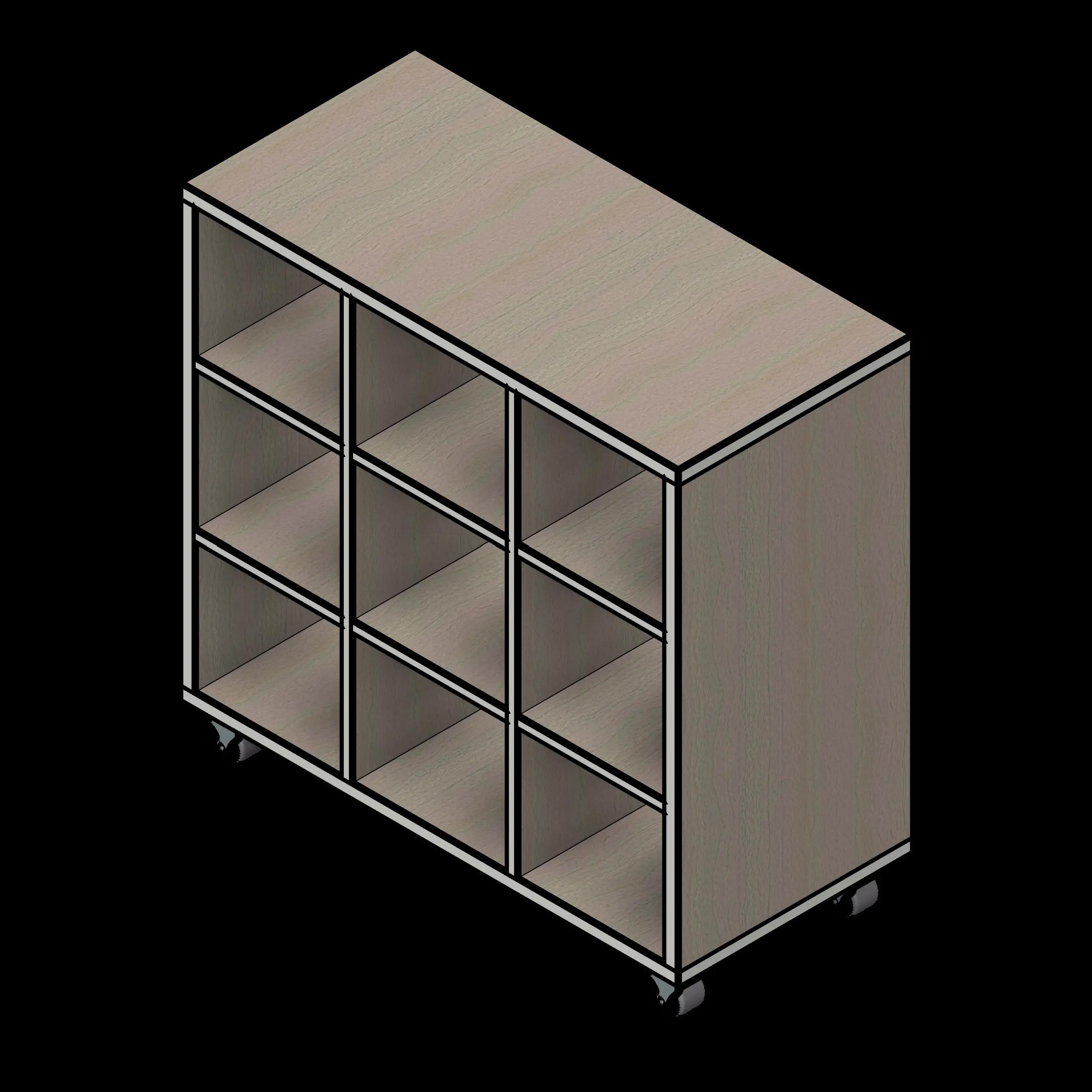  SSG Cubby Educational LAM 3 Tiers Mobile