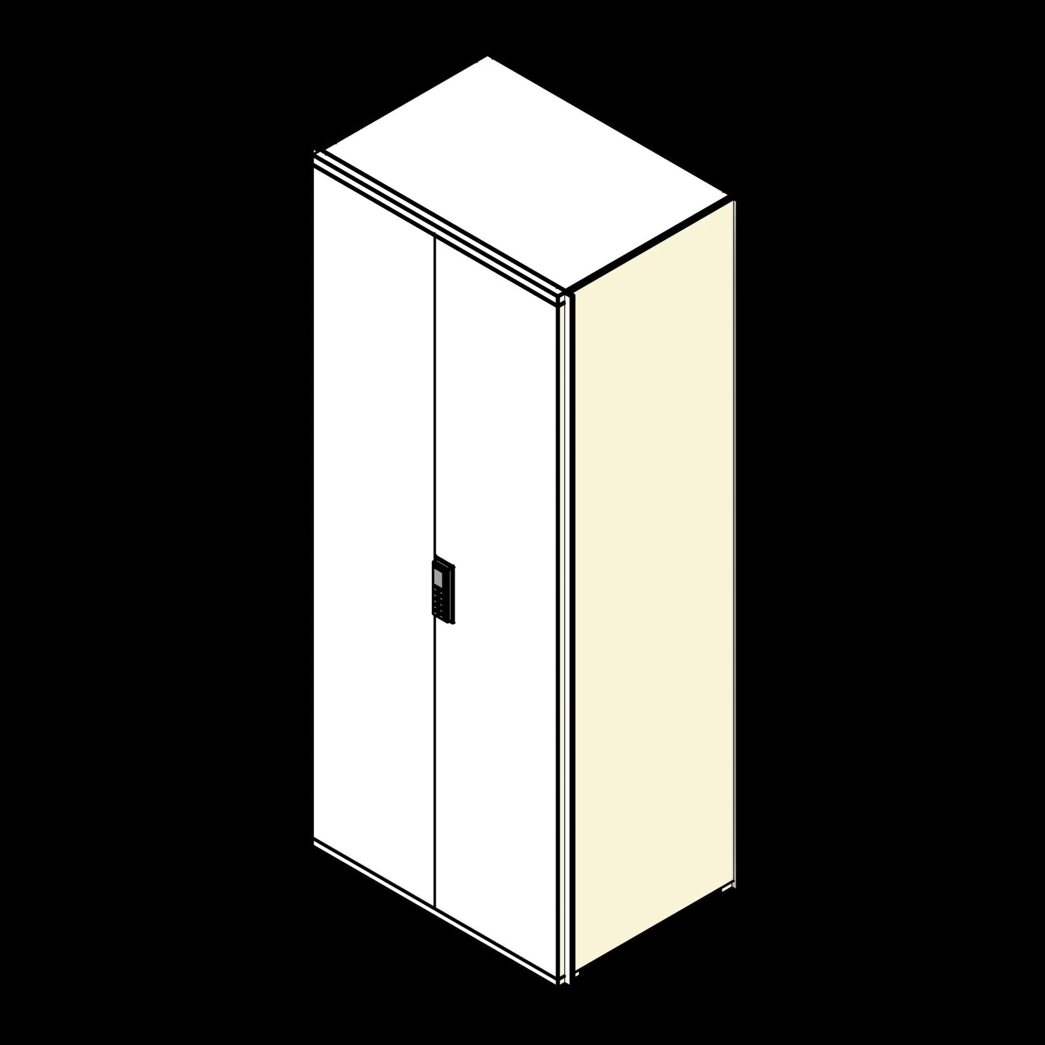 SSG Rack Mini PCS 6 Shelves Starter Closed Solid Door 362487