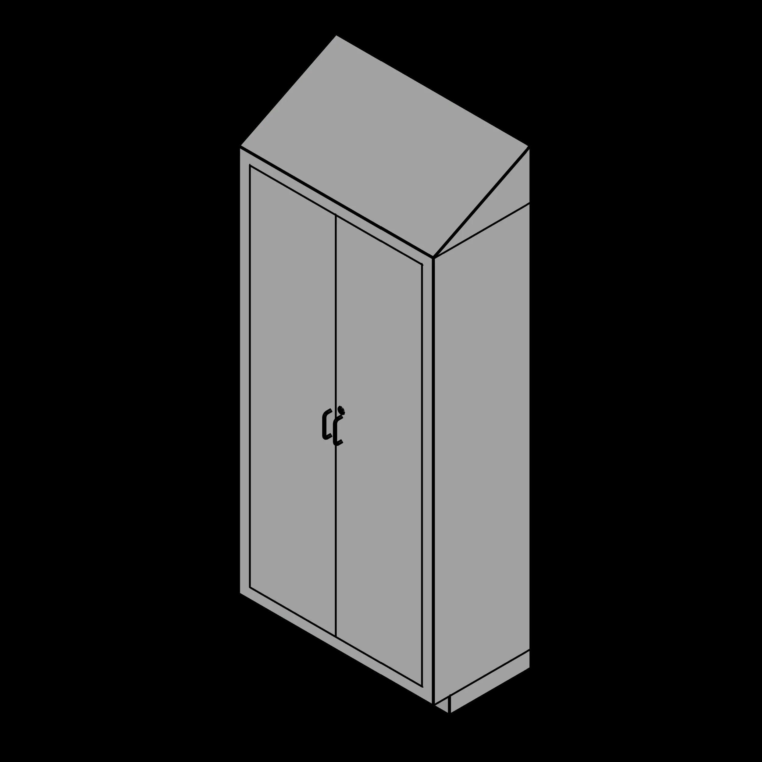 SSG Cabinet Surgical Storage SST Solid Doors