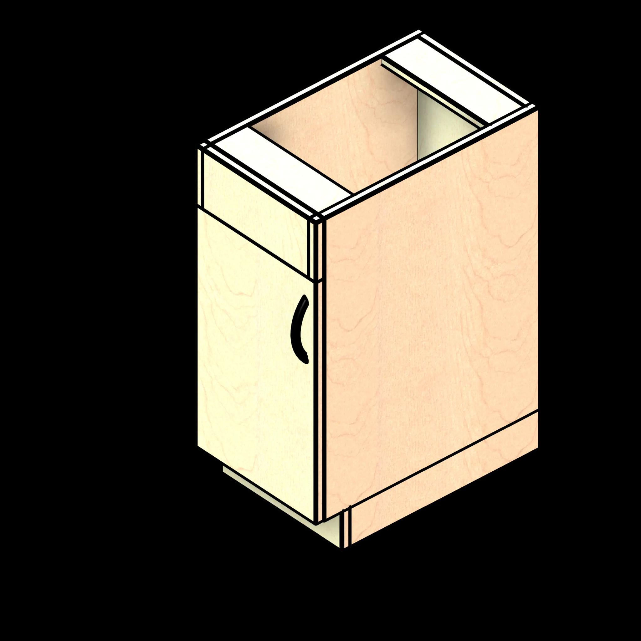 SSG Cabinet Base Recycle Pivot LAM Left Hinge