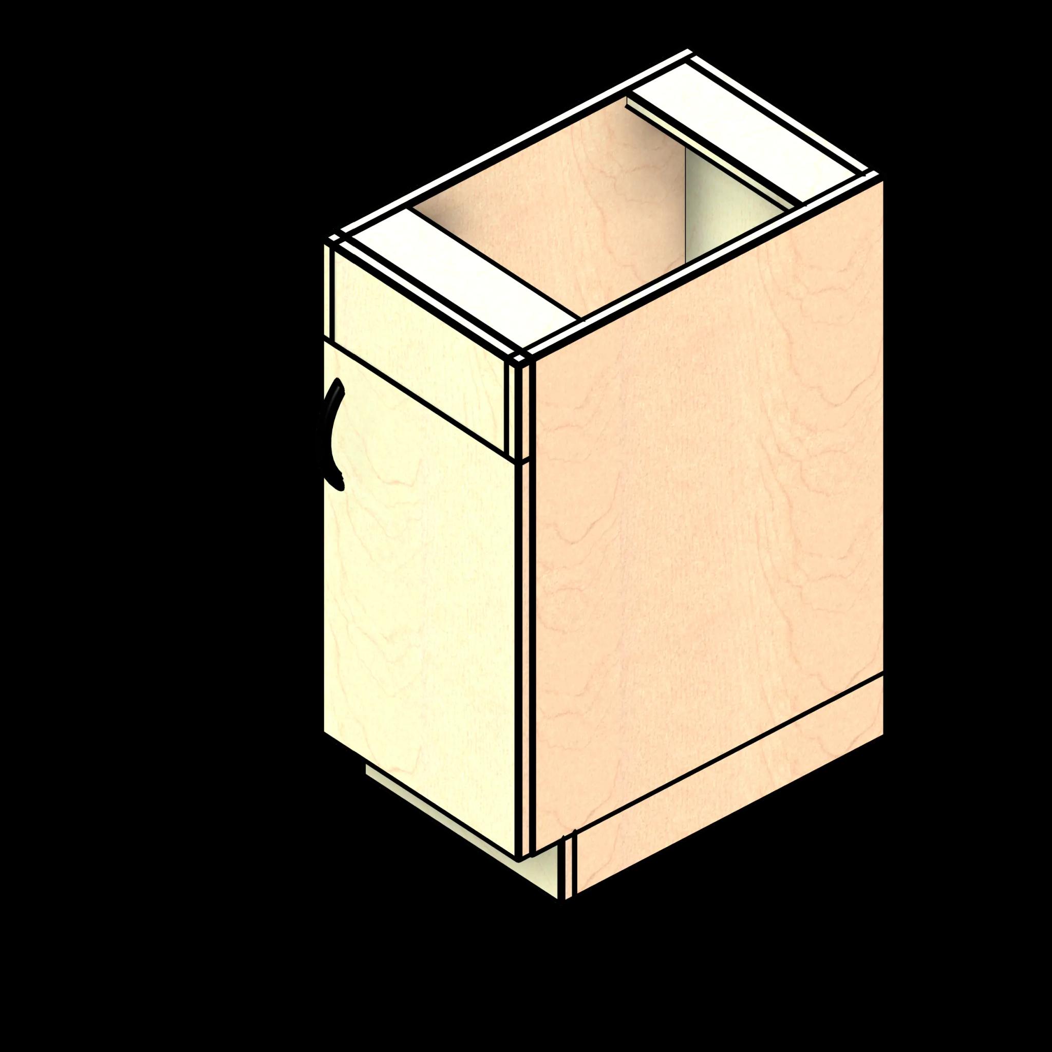 SSG Cabinet Base Recycle Pivot LAM Right Hinge