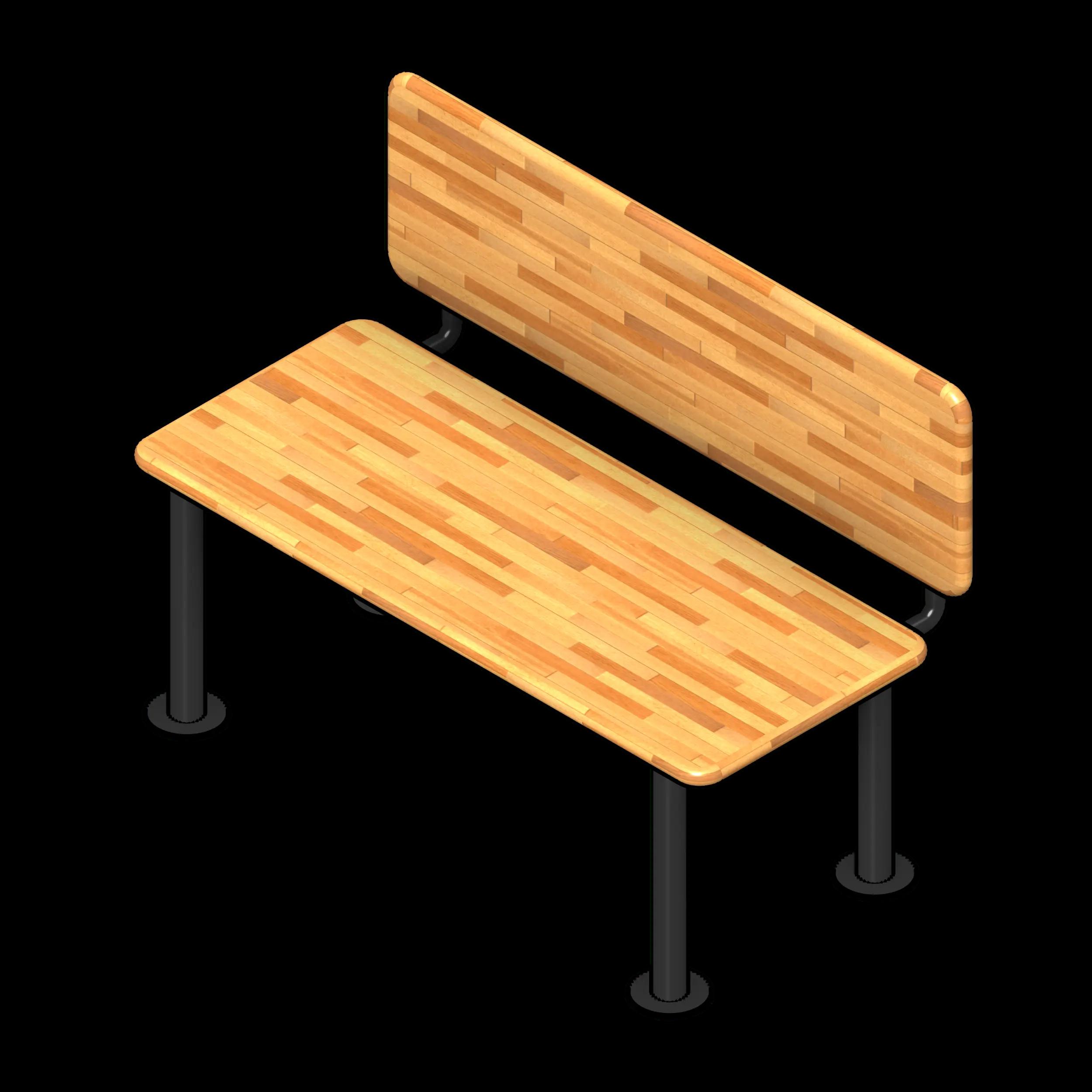 SSG Bench ADA Freestanding HRW 48x20x18 Stainless Steel