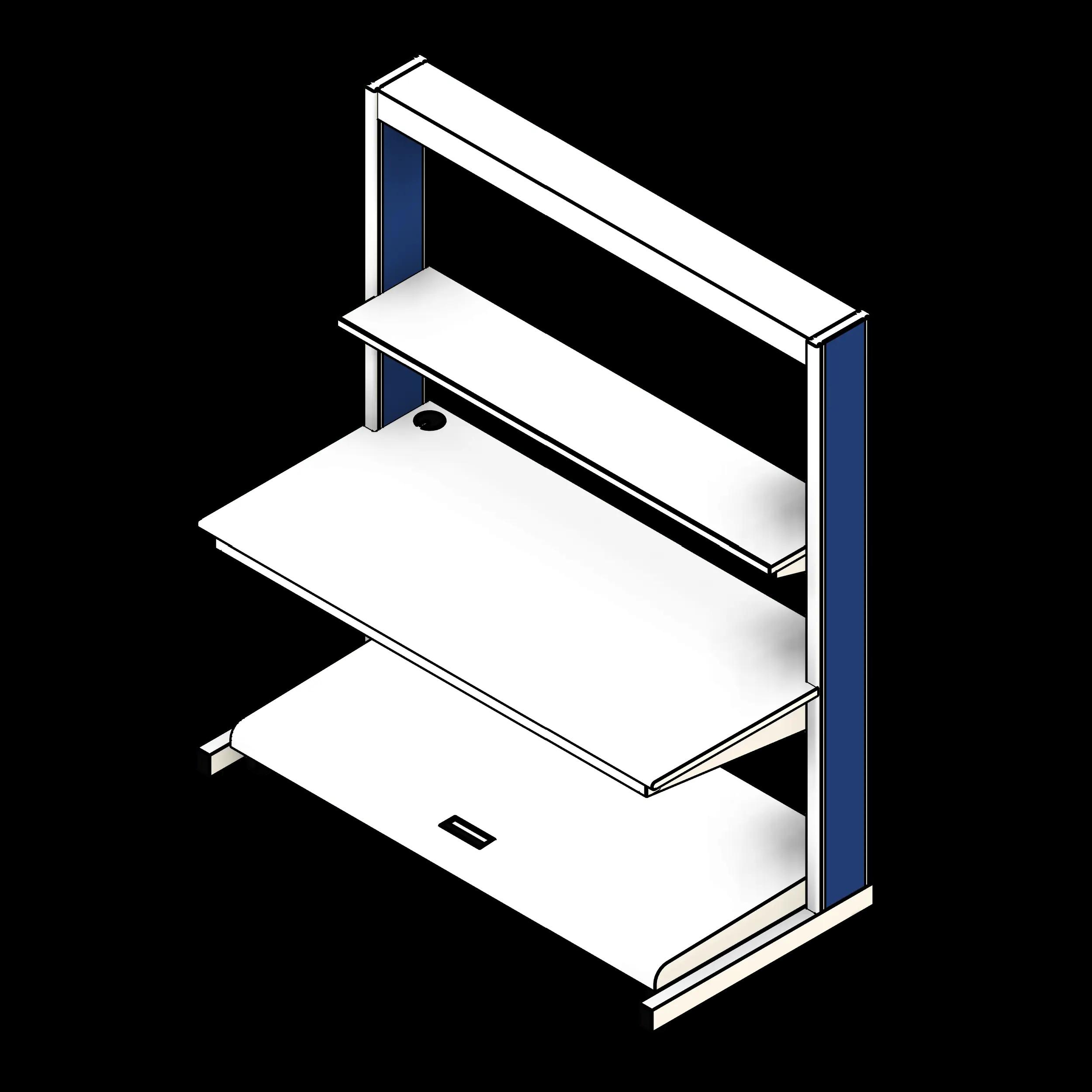 SSG Workstation Lab PCS Single Sided 1 Shelf Chase Undercounter Storage