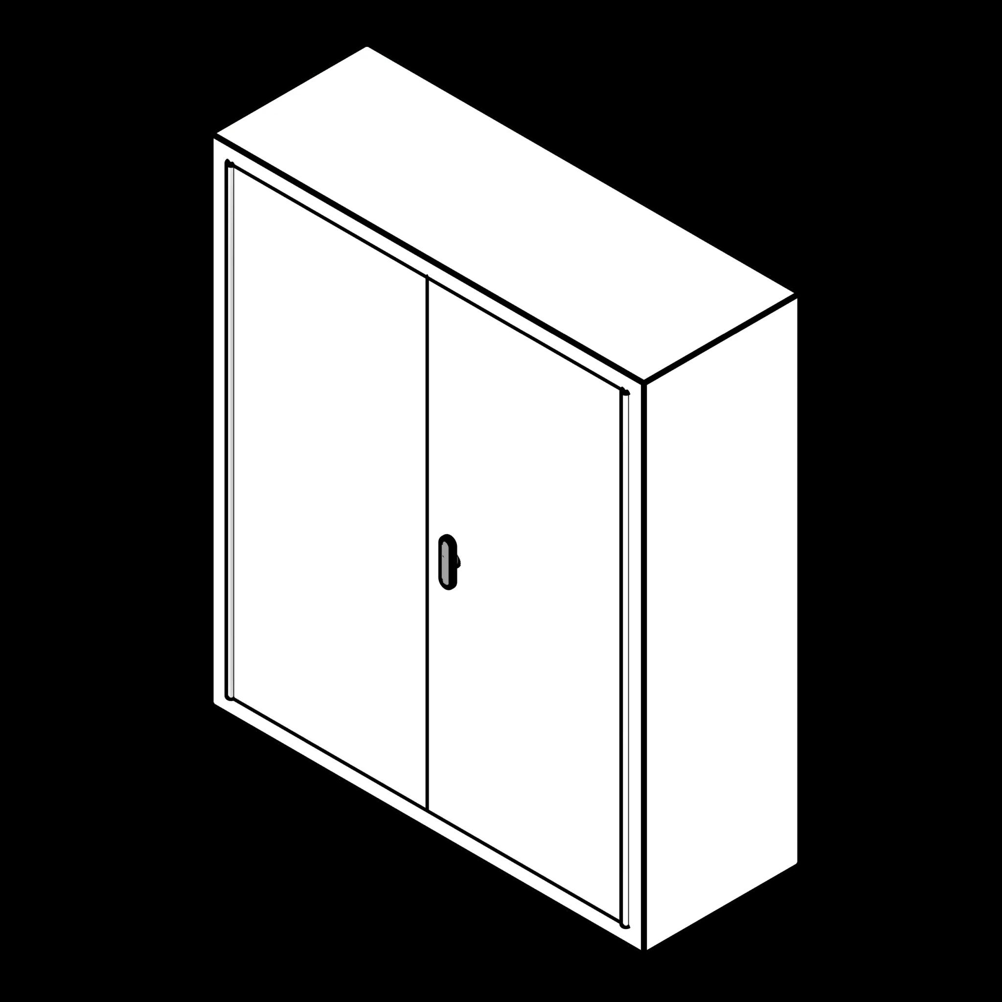SSG Cabinet Weapon Oversize PCS 421548 Solid Doors