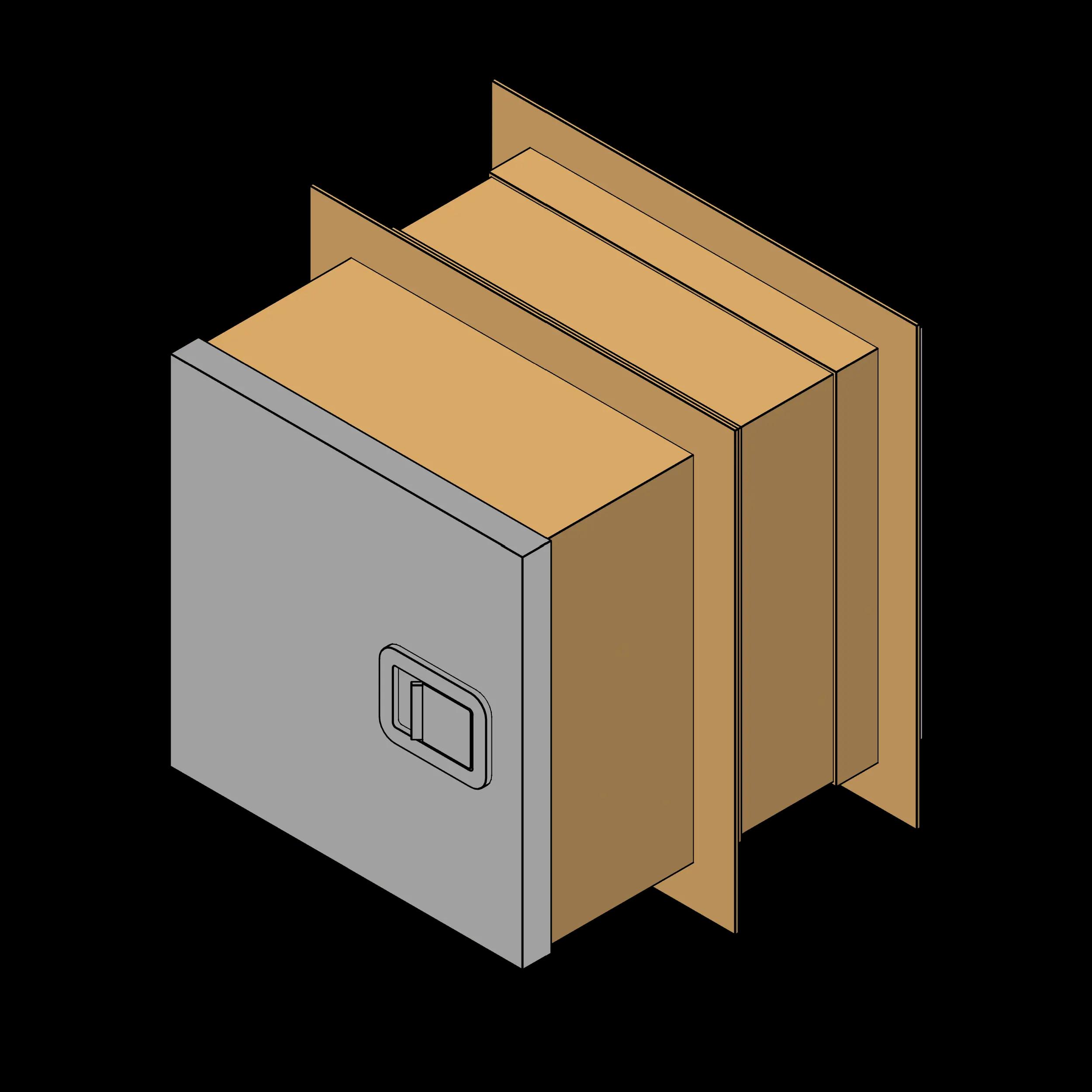 SSG Cabinet Pass Thru Dropbox SST