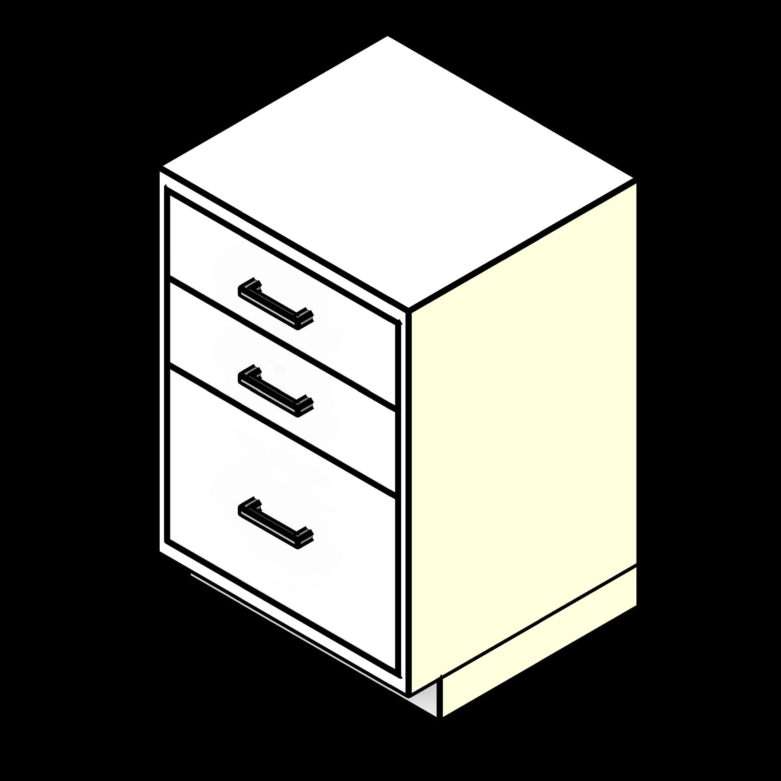  SSG Cabinet Lab Base Drawers File PCS Inset
