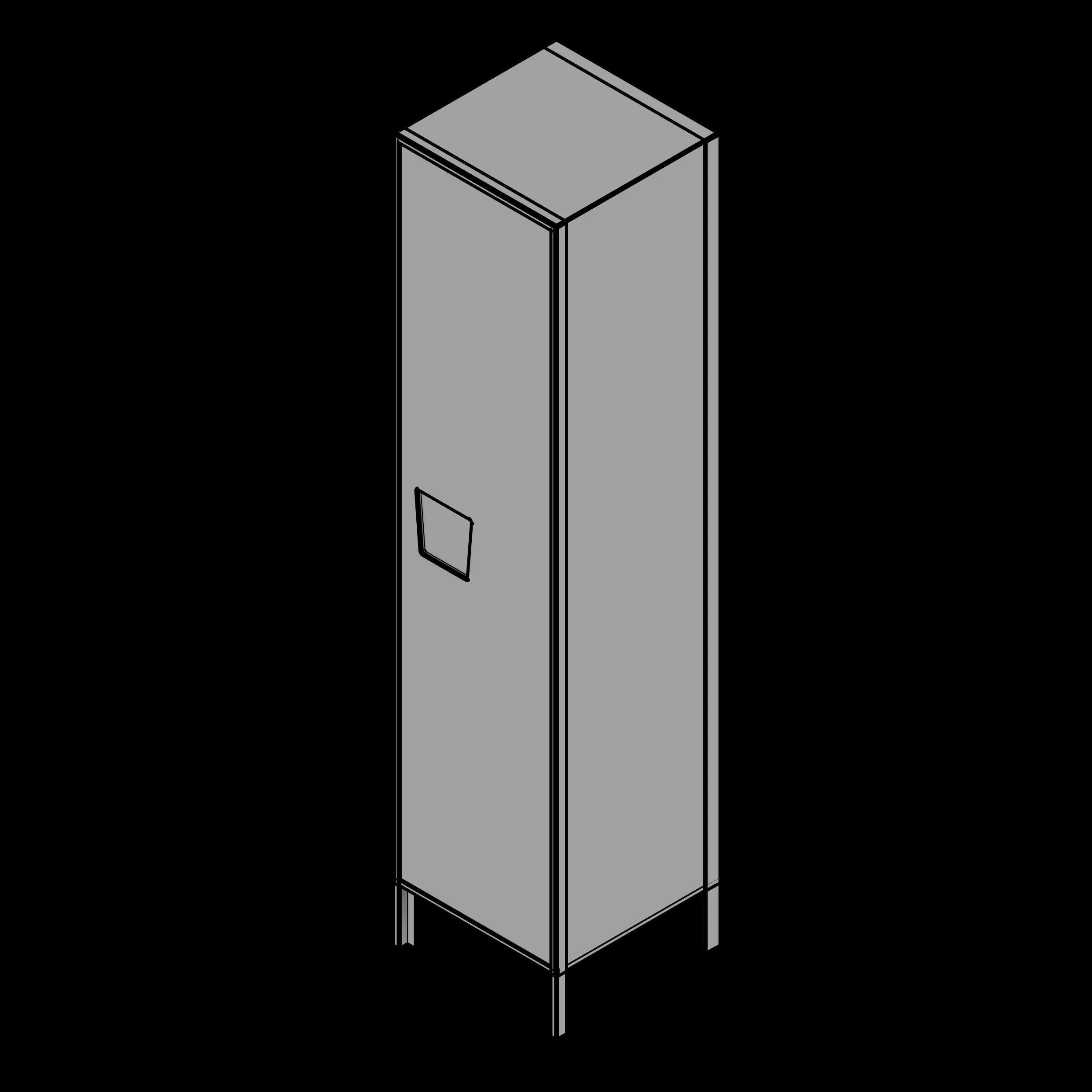 SSG Locker Tiered Free-Standing SST 18 Inch 1 Tier