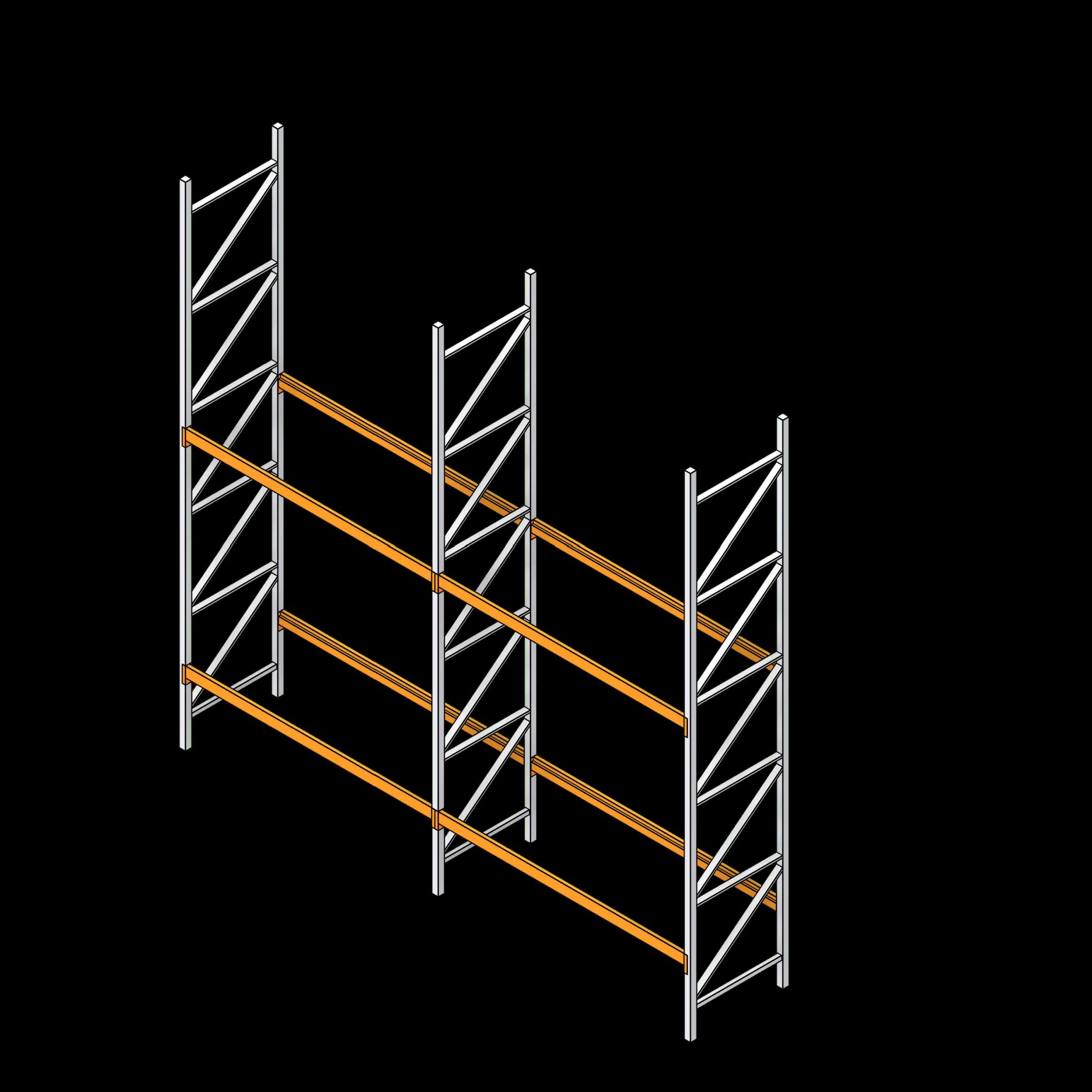 SSG Shelving Pallet Rack CRS Single No Deck