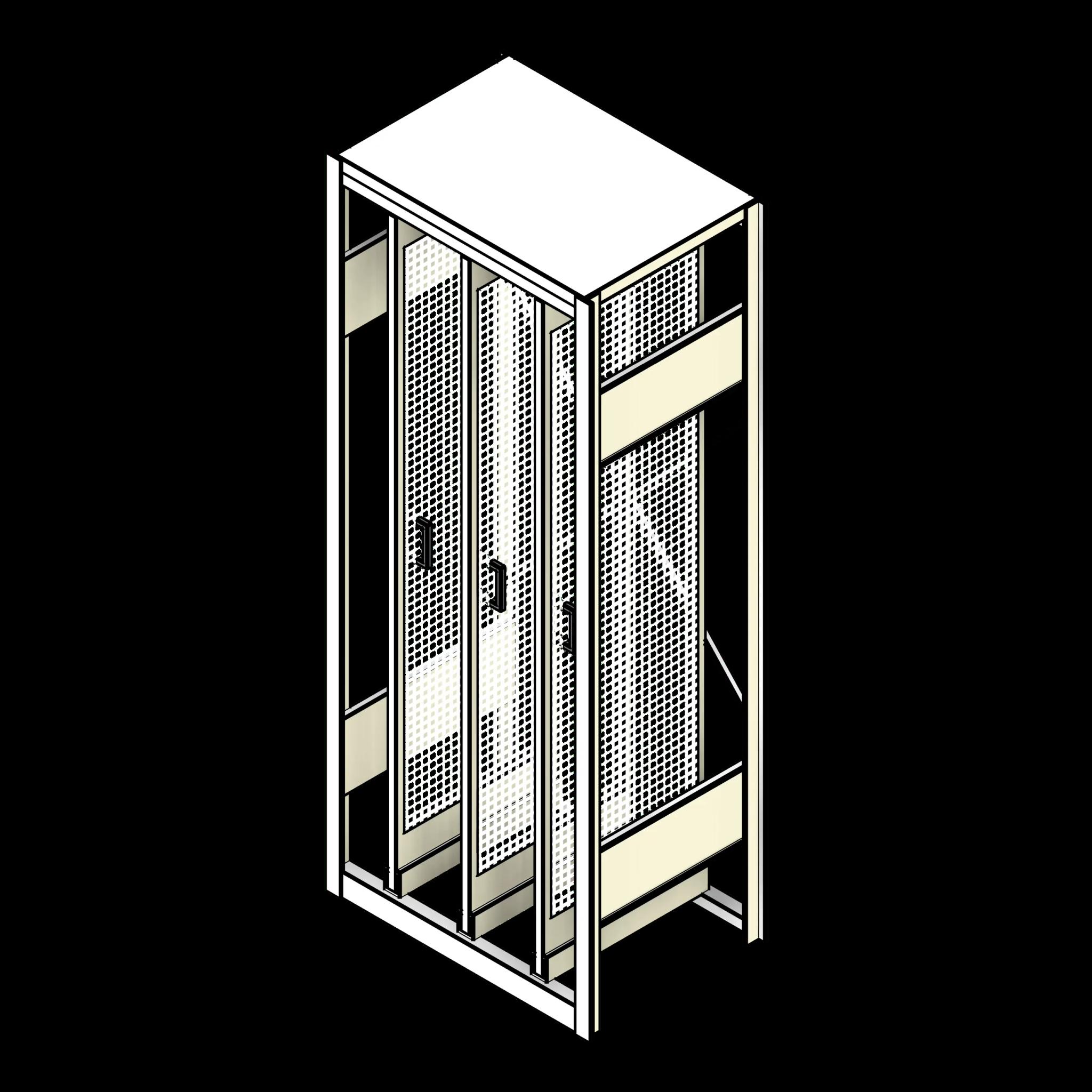 SSG Industrial Slide Out Panels PCS Open Starter Upright