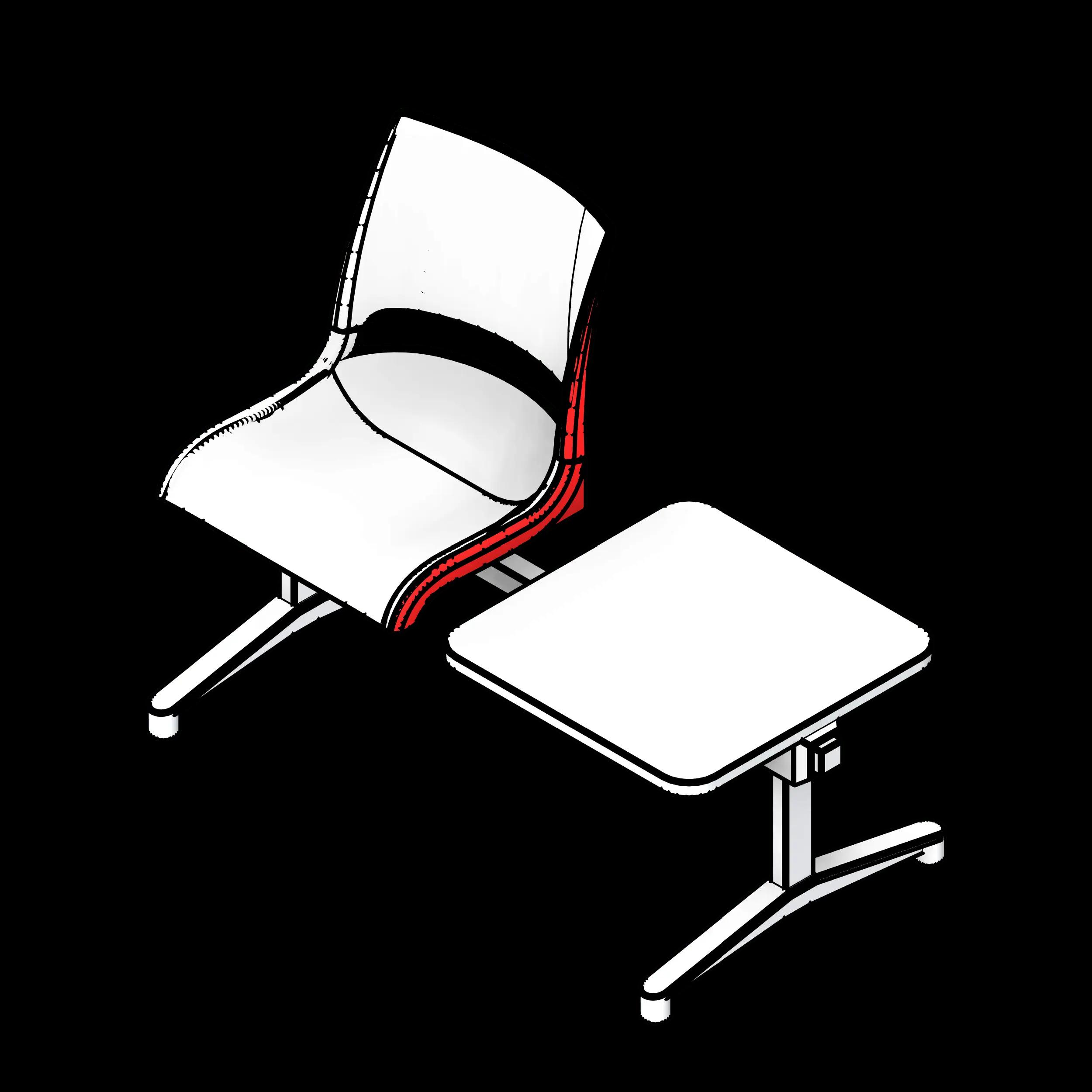 SSG Seat Tandem PPL 1 Seats 1 Inline Table