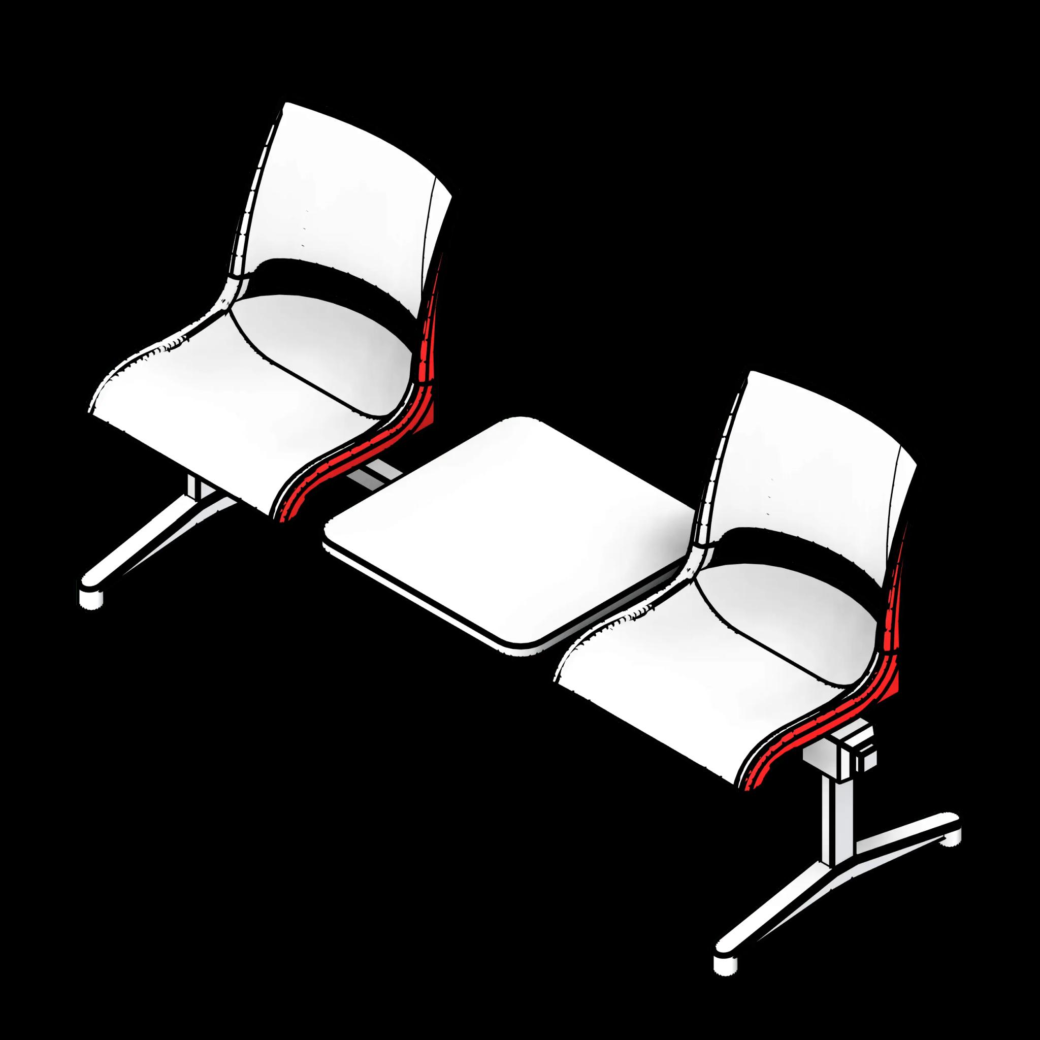 SSG Seat Tandem PPL 2 Seats 1 Inline Table