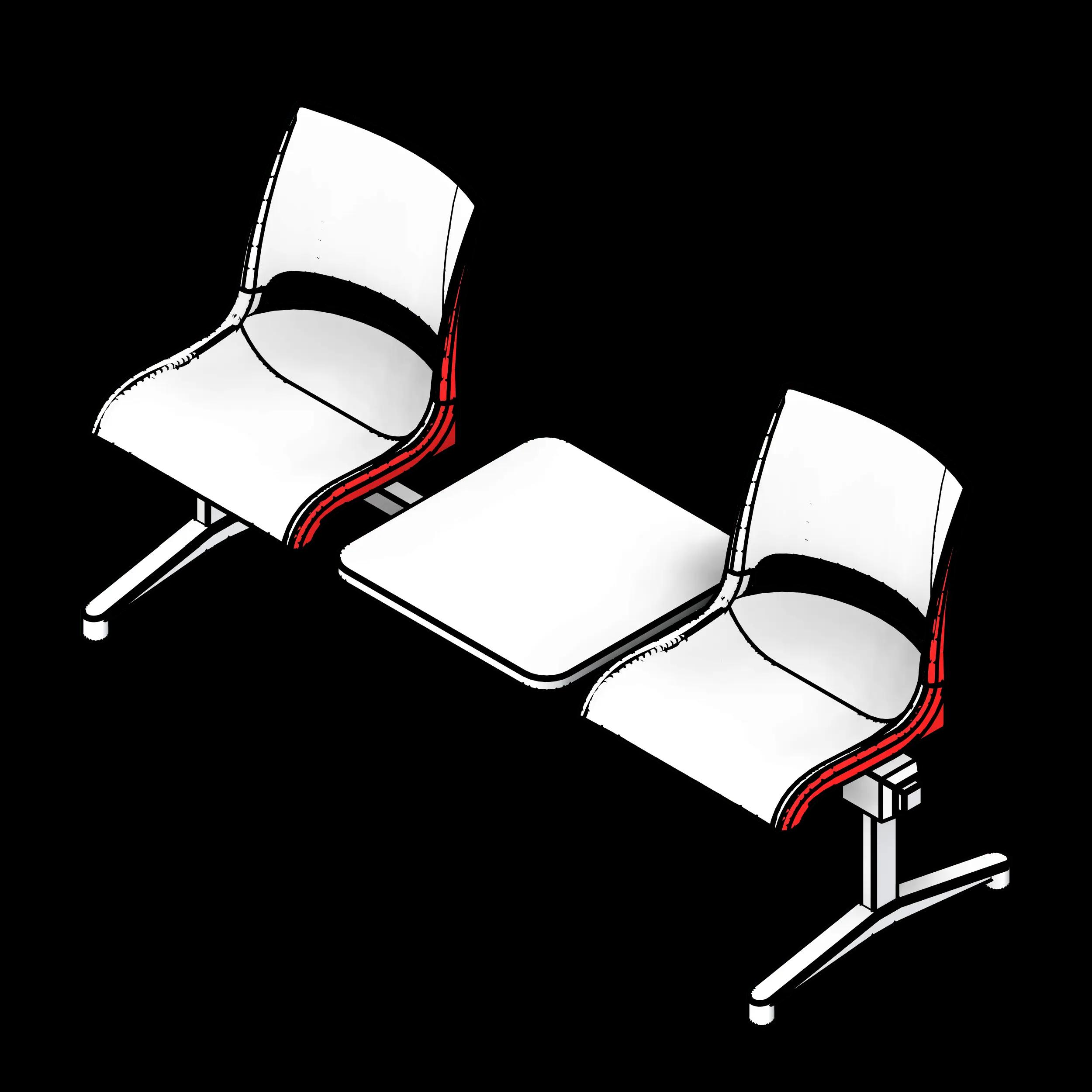 SSG Seat Tandem PPL 2 Seats 1 Inline Table