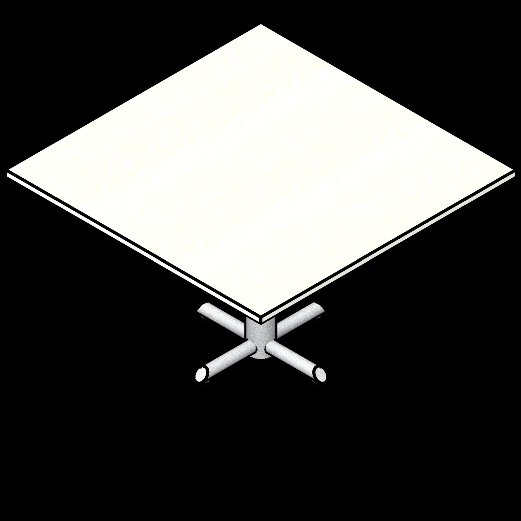 SSG Table Cafe PCS 48 Inch Square Sitting Height