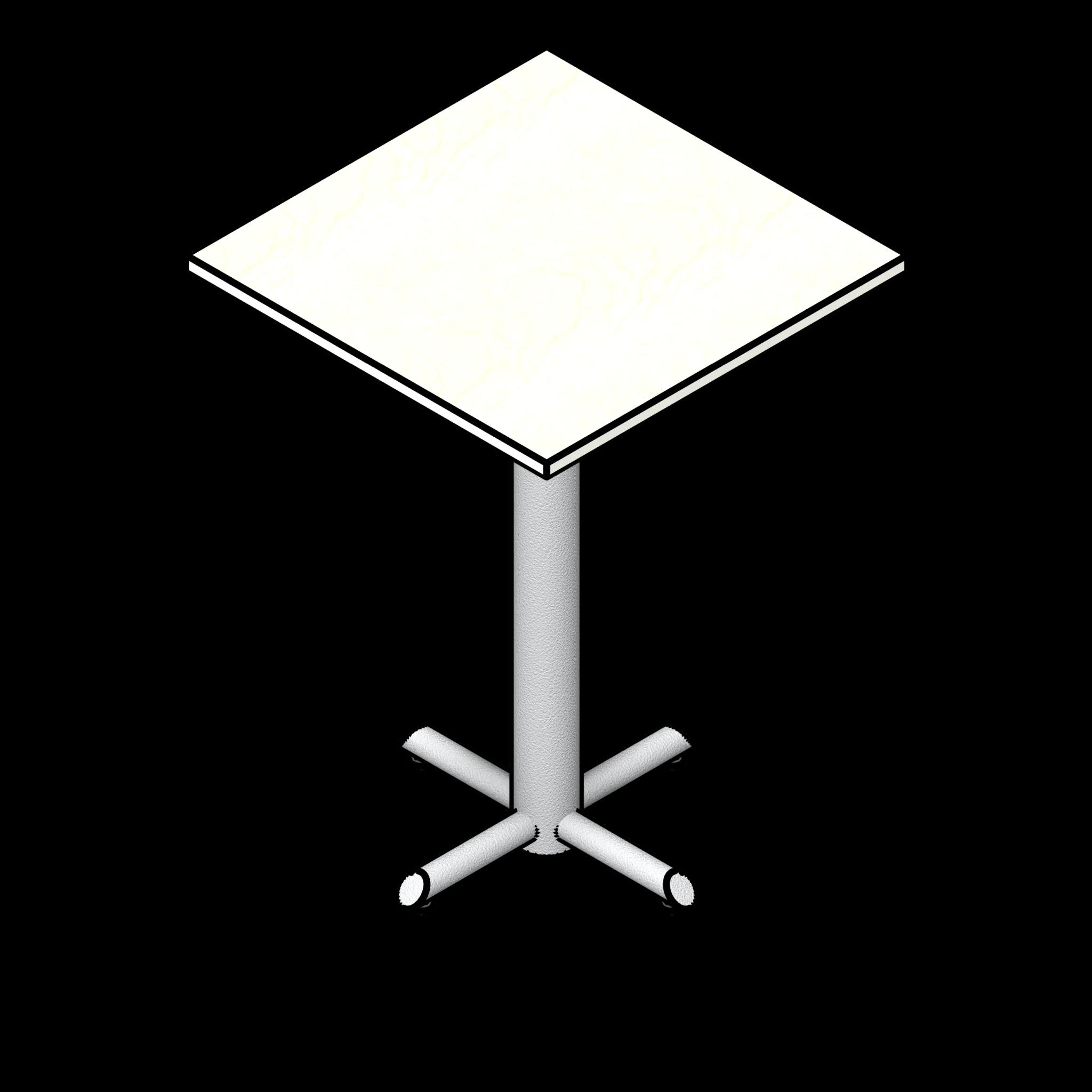 SSG Table Cafe PCS 30 Inch Square Standing Height