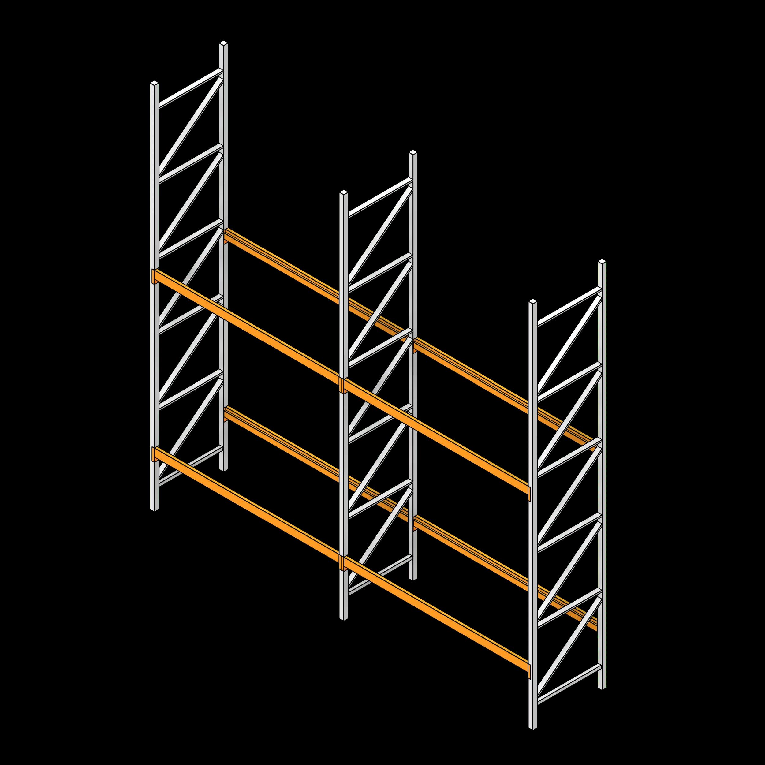 SSG Pallet Rack Beam Based PCS Single No Deck