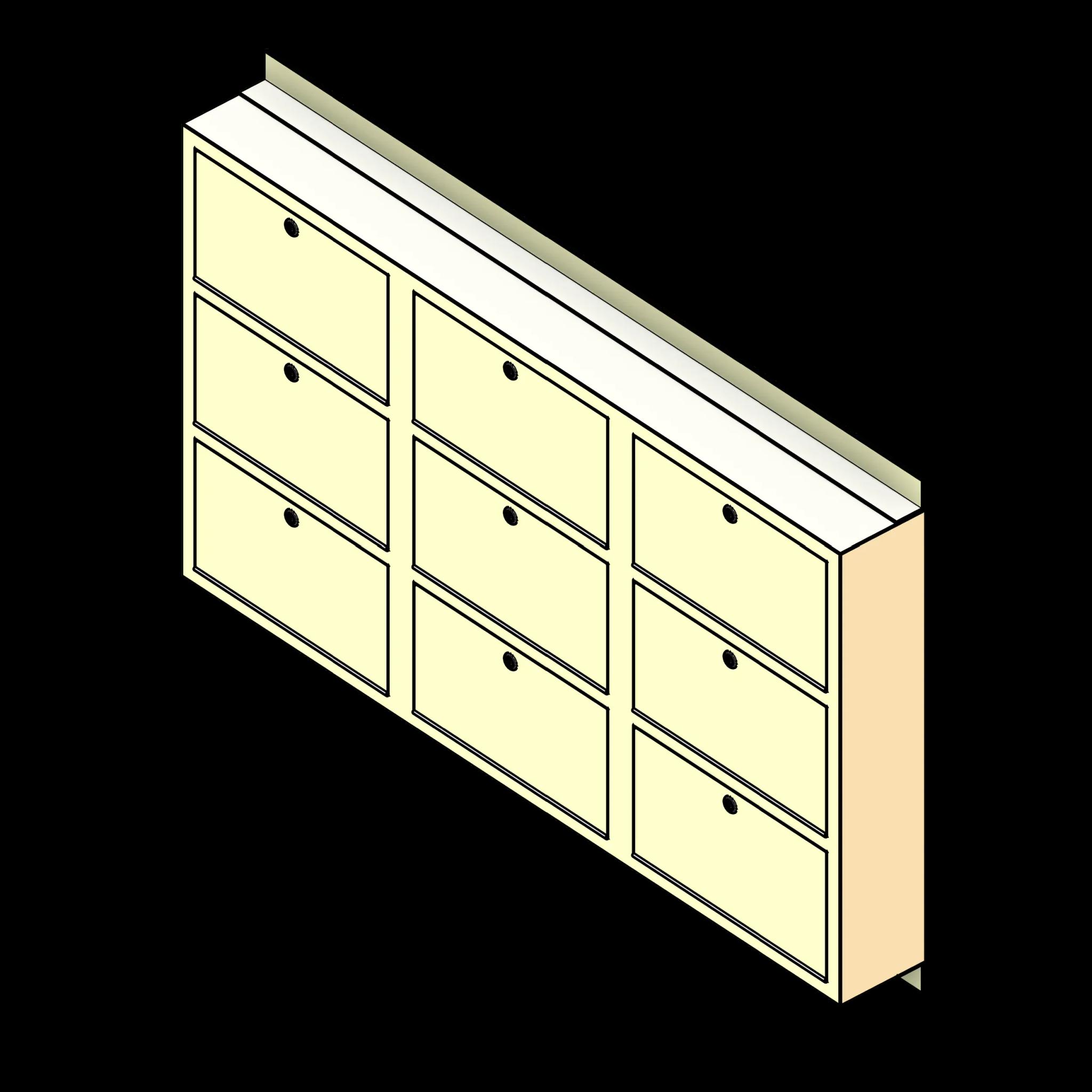 SSG Locker Outdoor Pistol Wall Mounted PCS 9 Pistol
