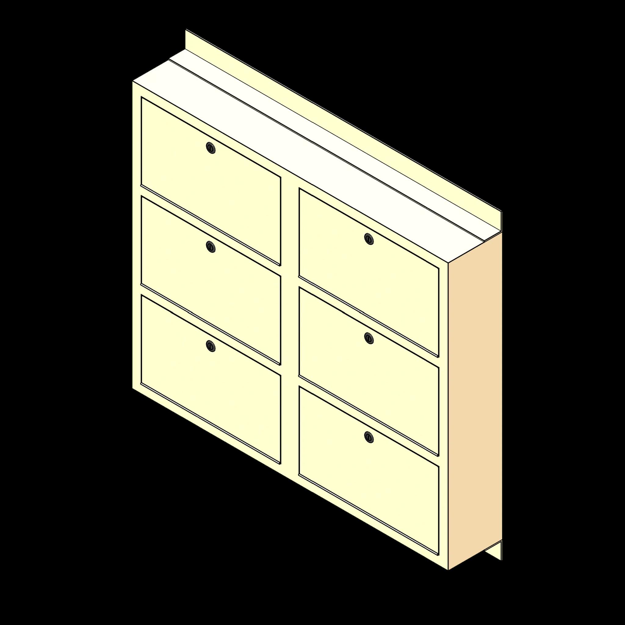 SSG Locker Outdoor Pistol Wall Mounted PCS