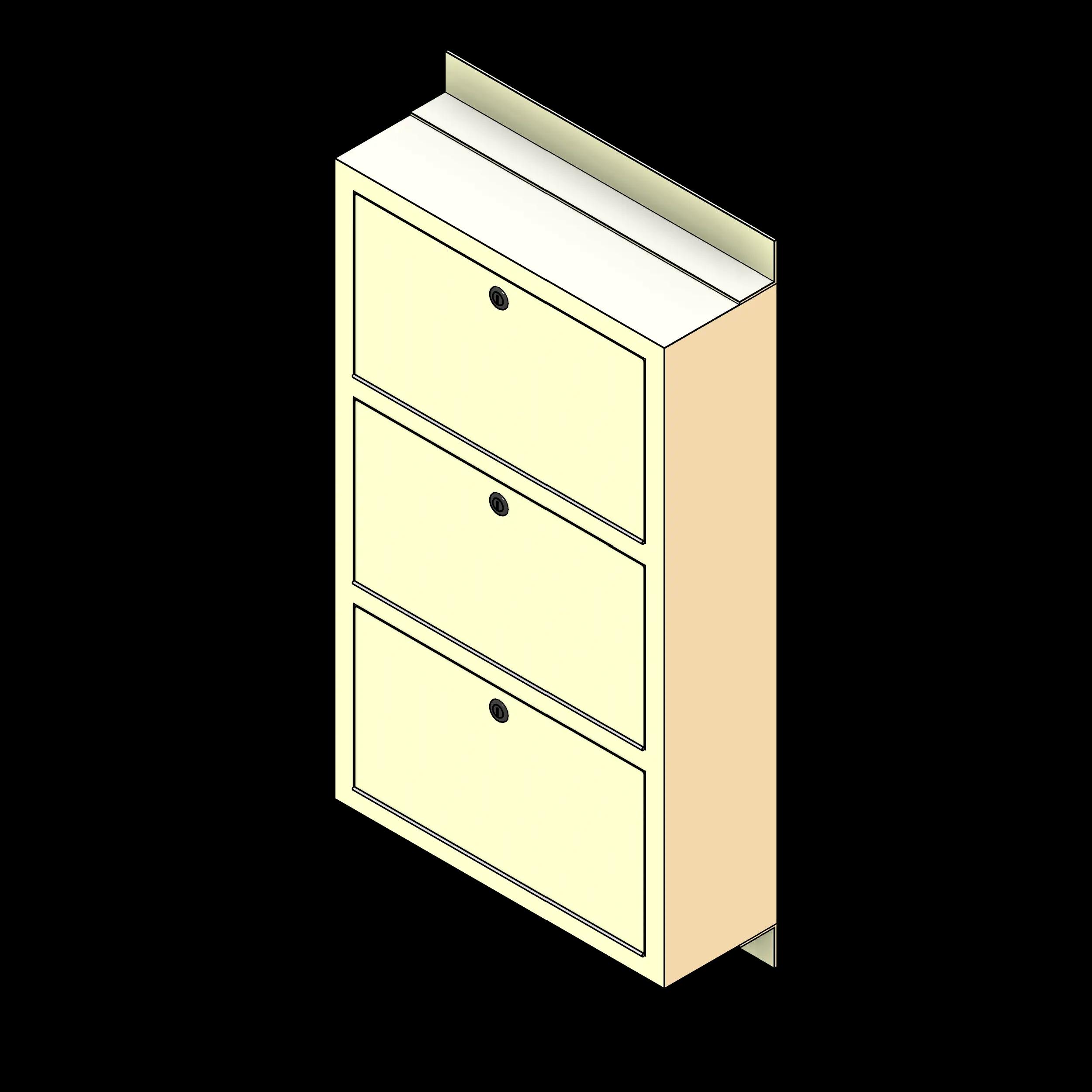 SSG Locker Outdoor Pistol Wall Mounted PCS 3 Pistol
