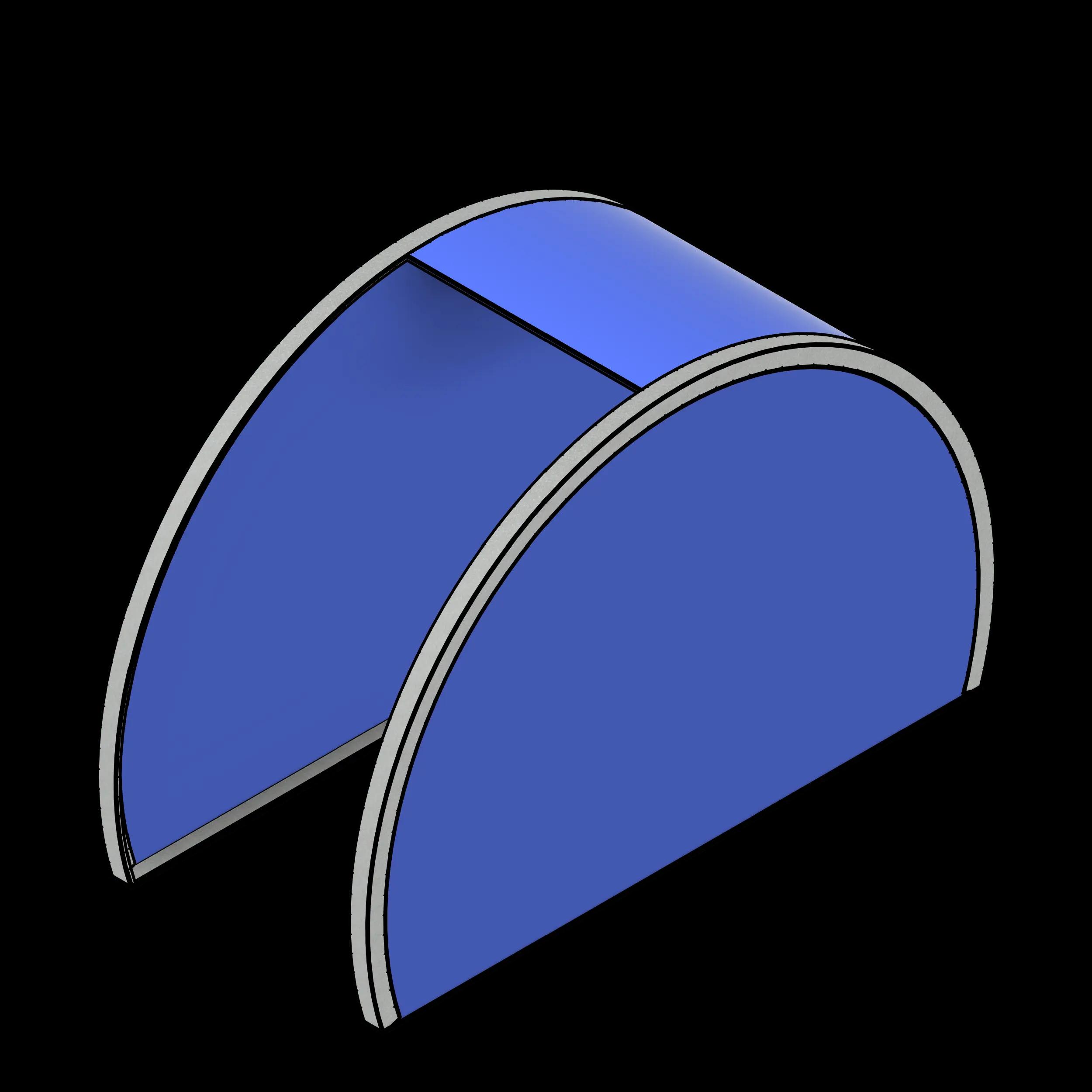 SSG Bike Locker Semicircle PCS Open