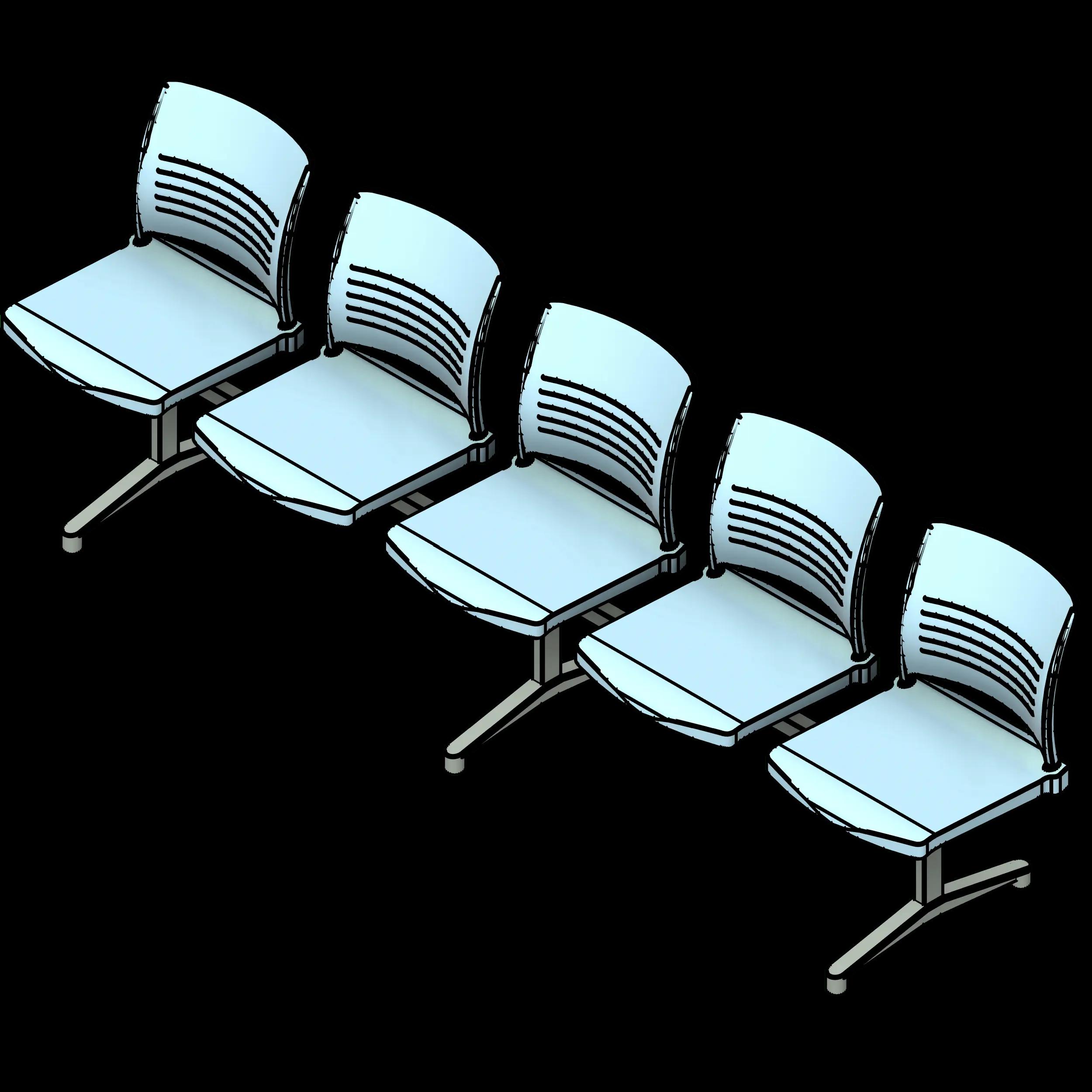 SSG Seat Tandem Armrests PPL 5 Seats