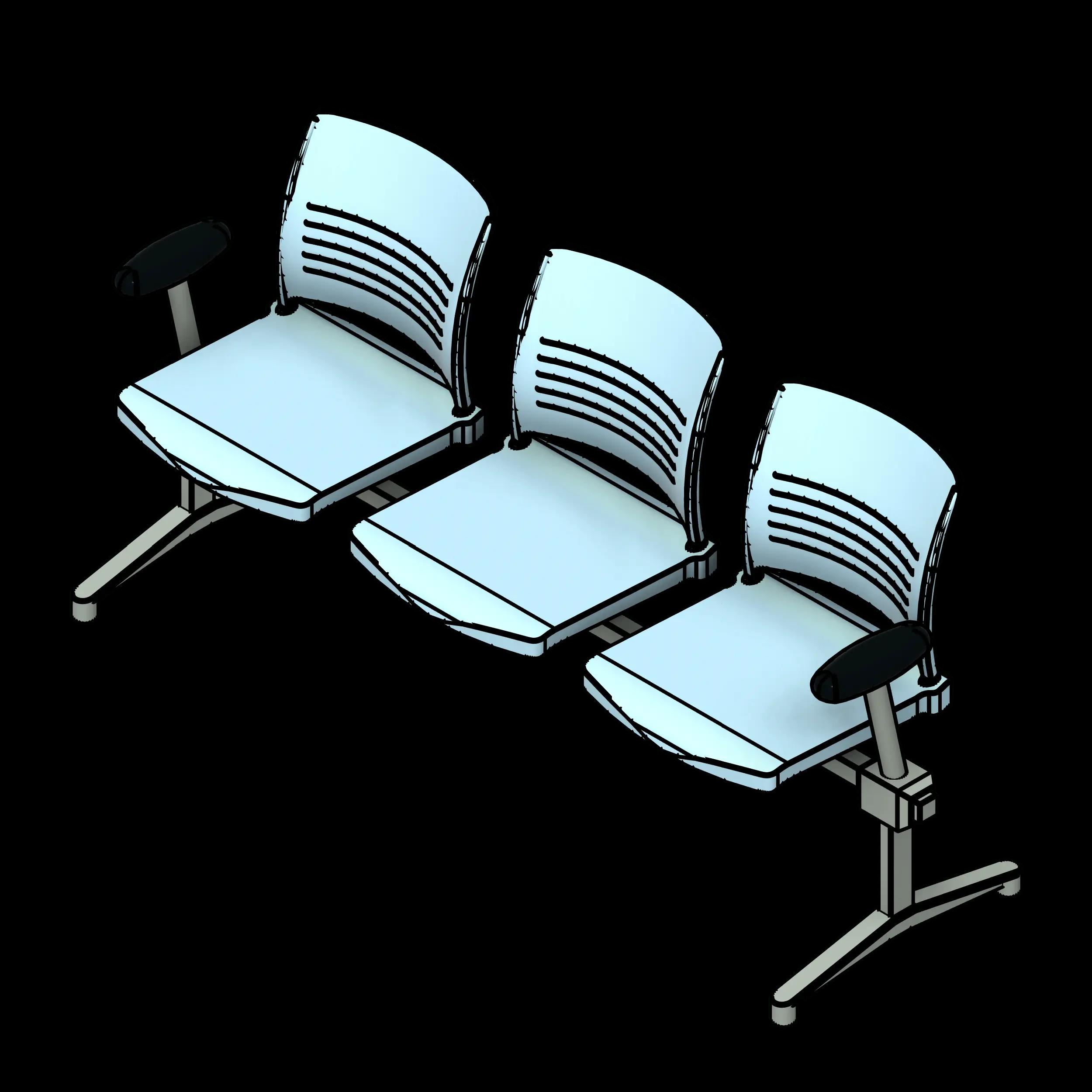 SSG Seat Tandem Armrests PPL 3 Seats