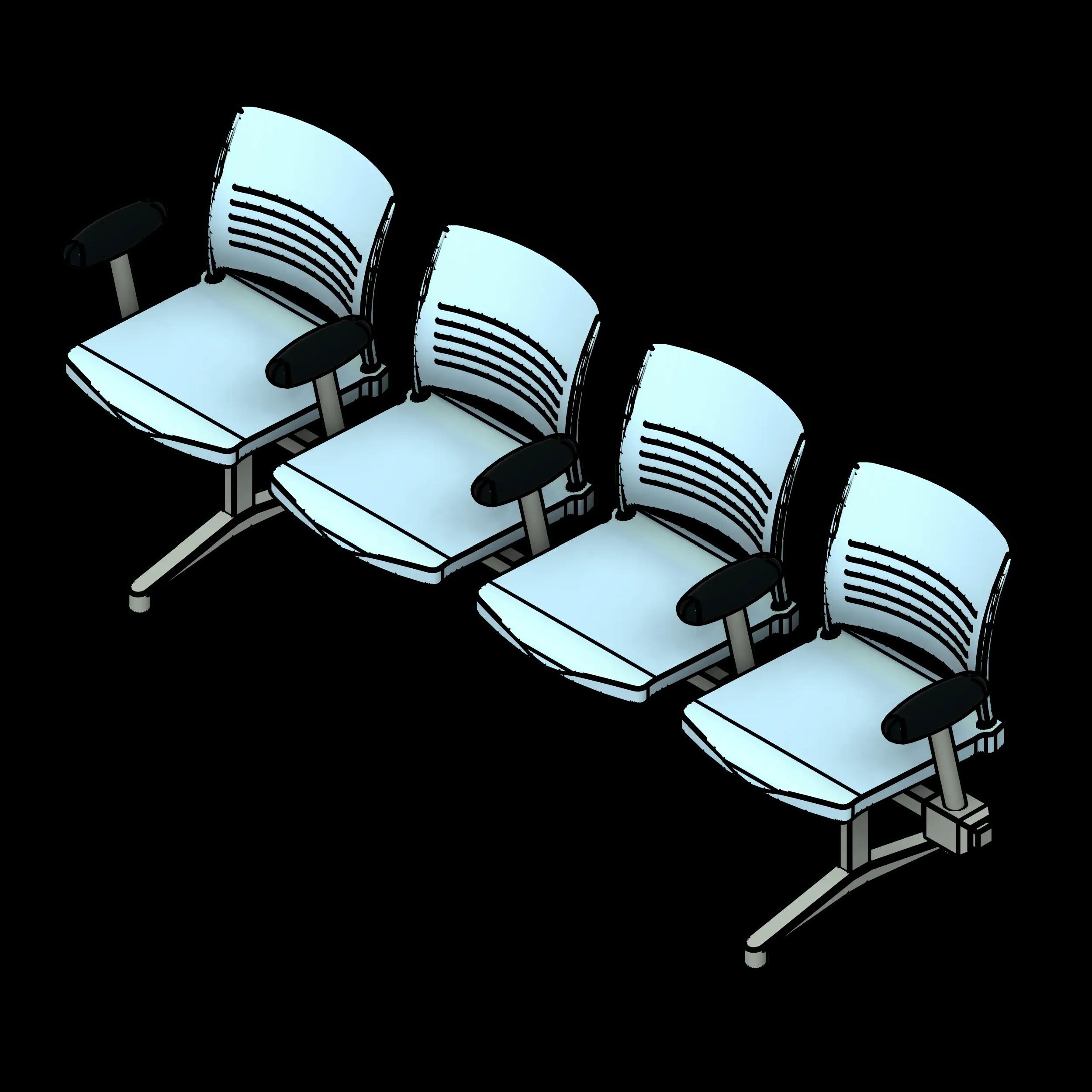 SSG Seat Tandem Armrests PPL 4 Seats