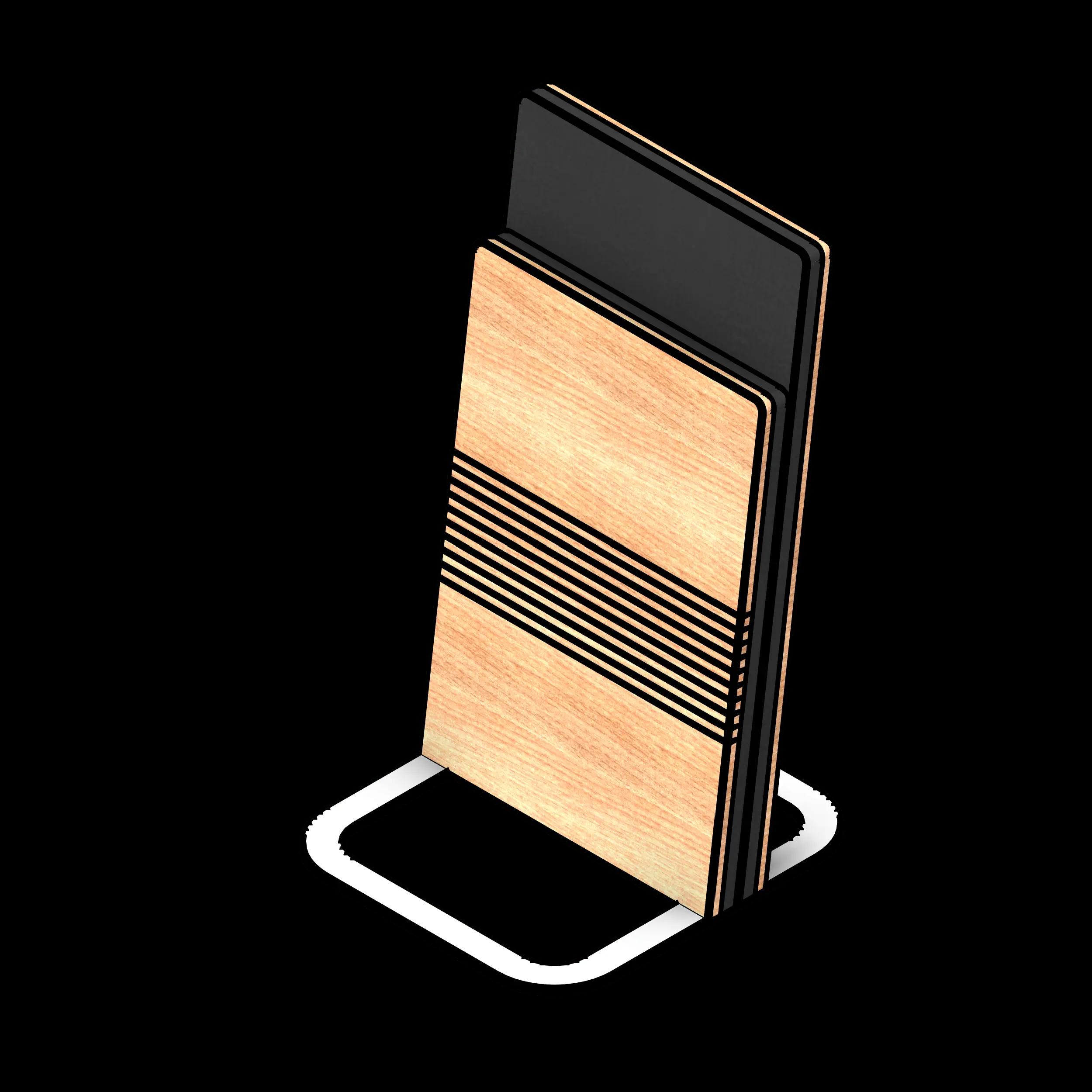 SSG Chair Cantilever Angled PLY Closed with Moveable Base