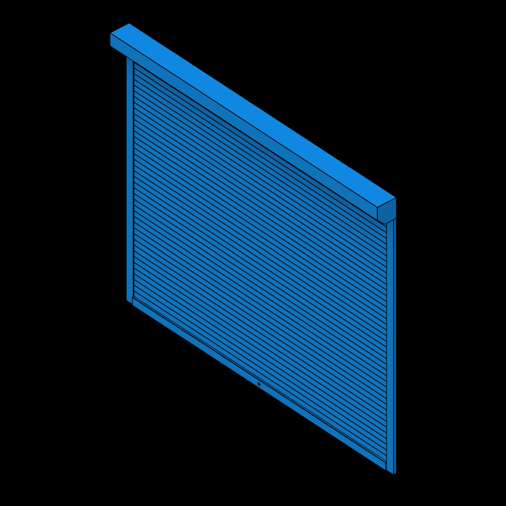 SSG Shutter Roll Down Outdoor PCS Closed