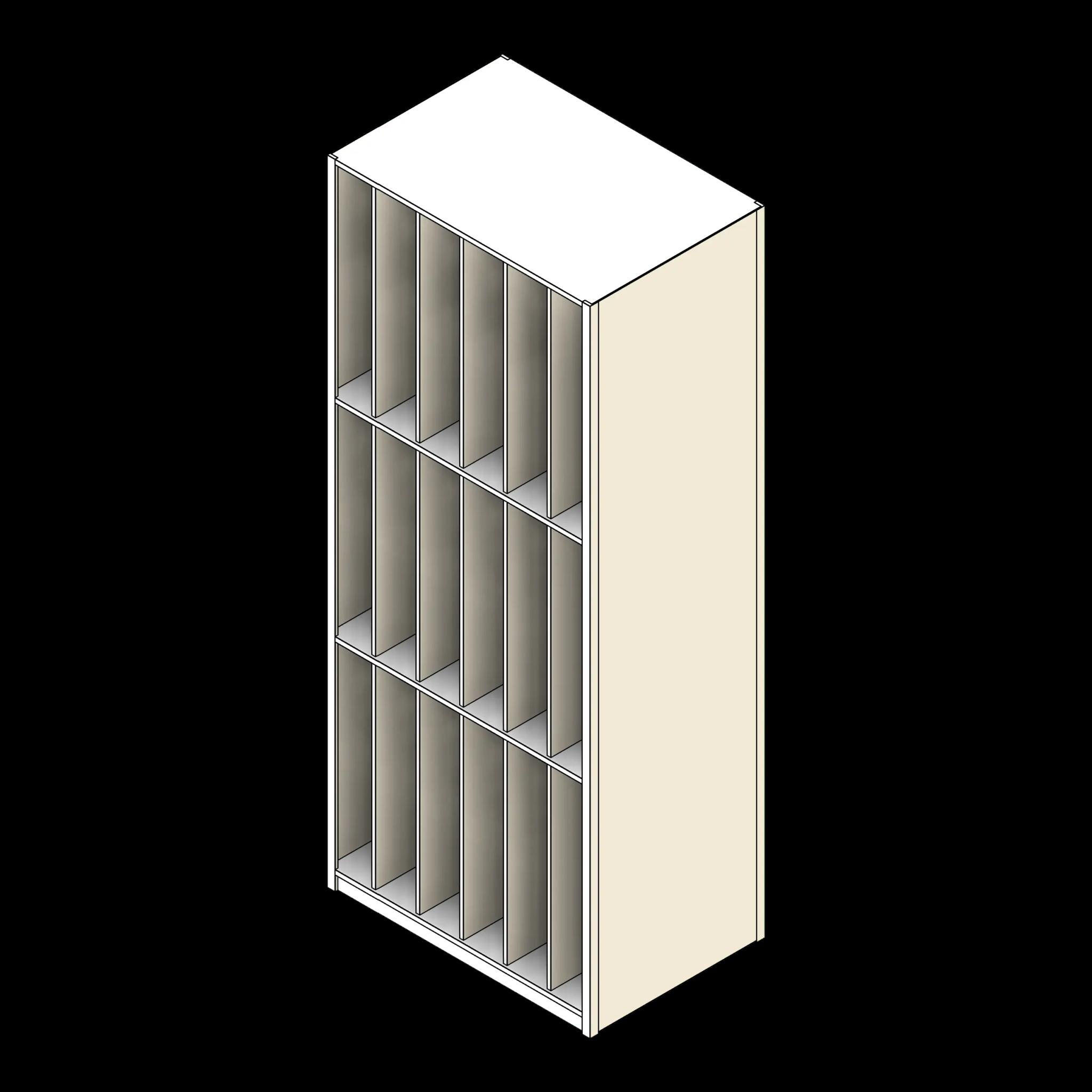 SSG Shelving 4-Post Blueprint Combo PCS Vertical Cubbies