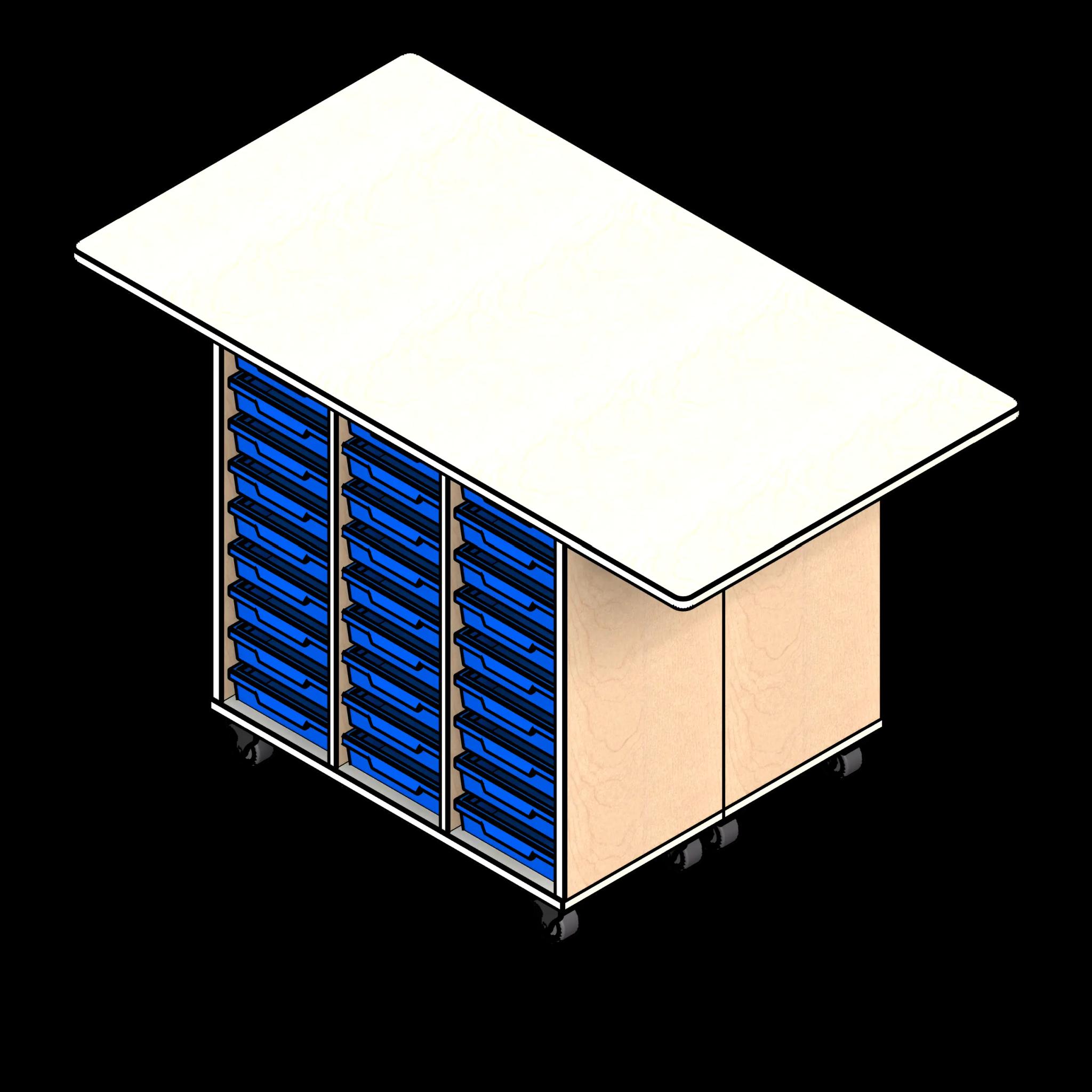 SSG Counter Storage Educational LAM Island 9 Tray