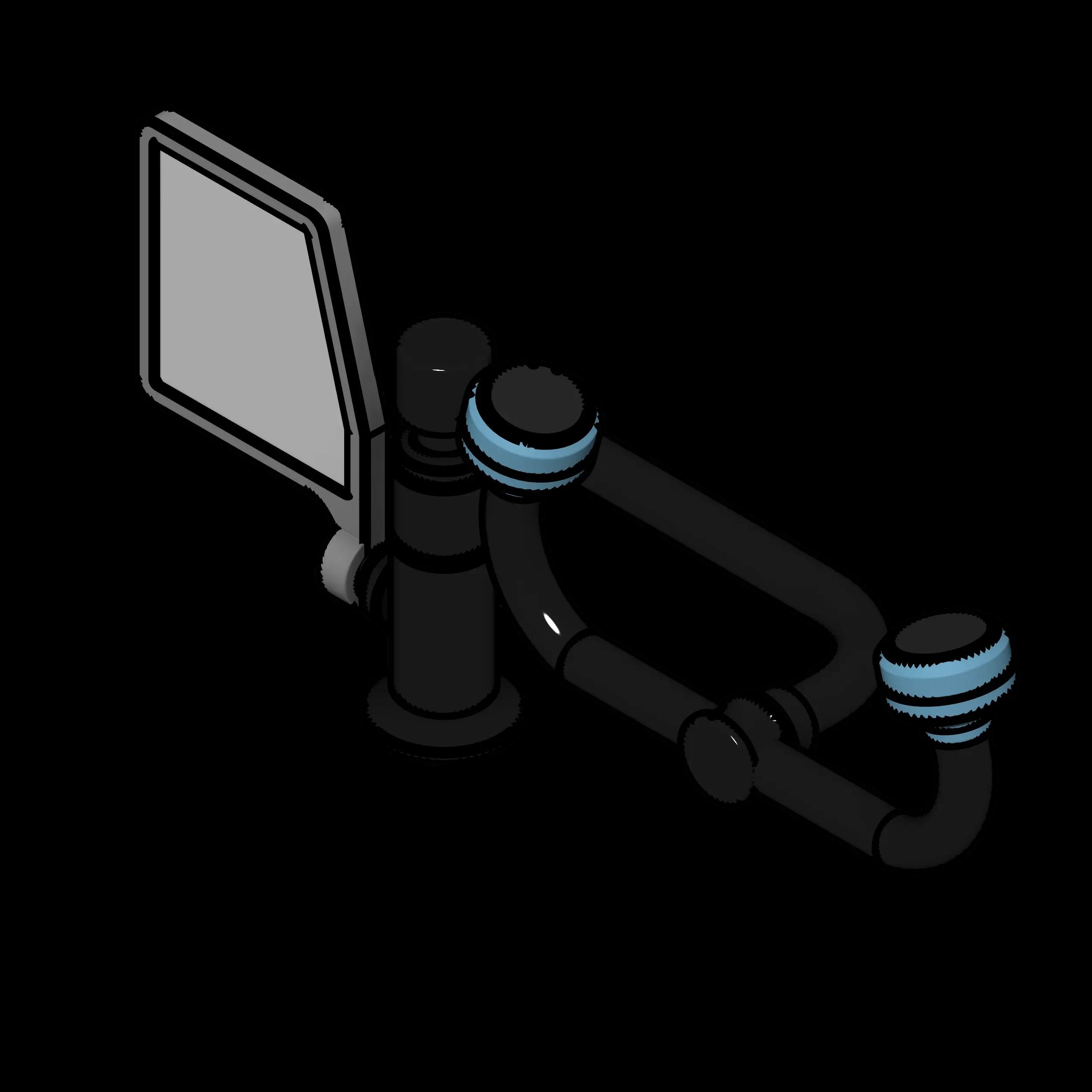 SSG Eyewash Deck Mounted Swivel CPB Left Hand
