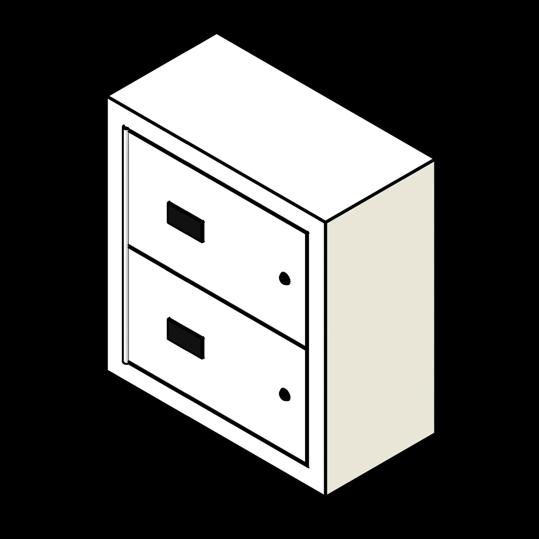  SSG Locker Gun Wall Mounted PCS Surface 1 Column 2 Tier