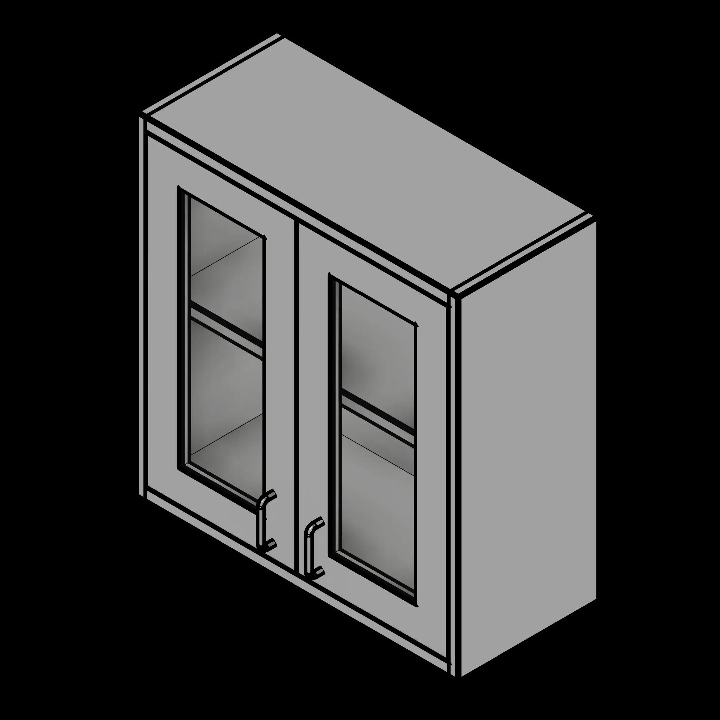  SSG Cabinet Wall 2 Door SST Glass Doors