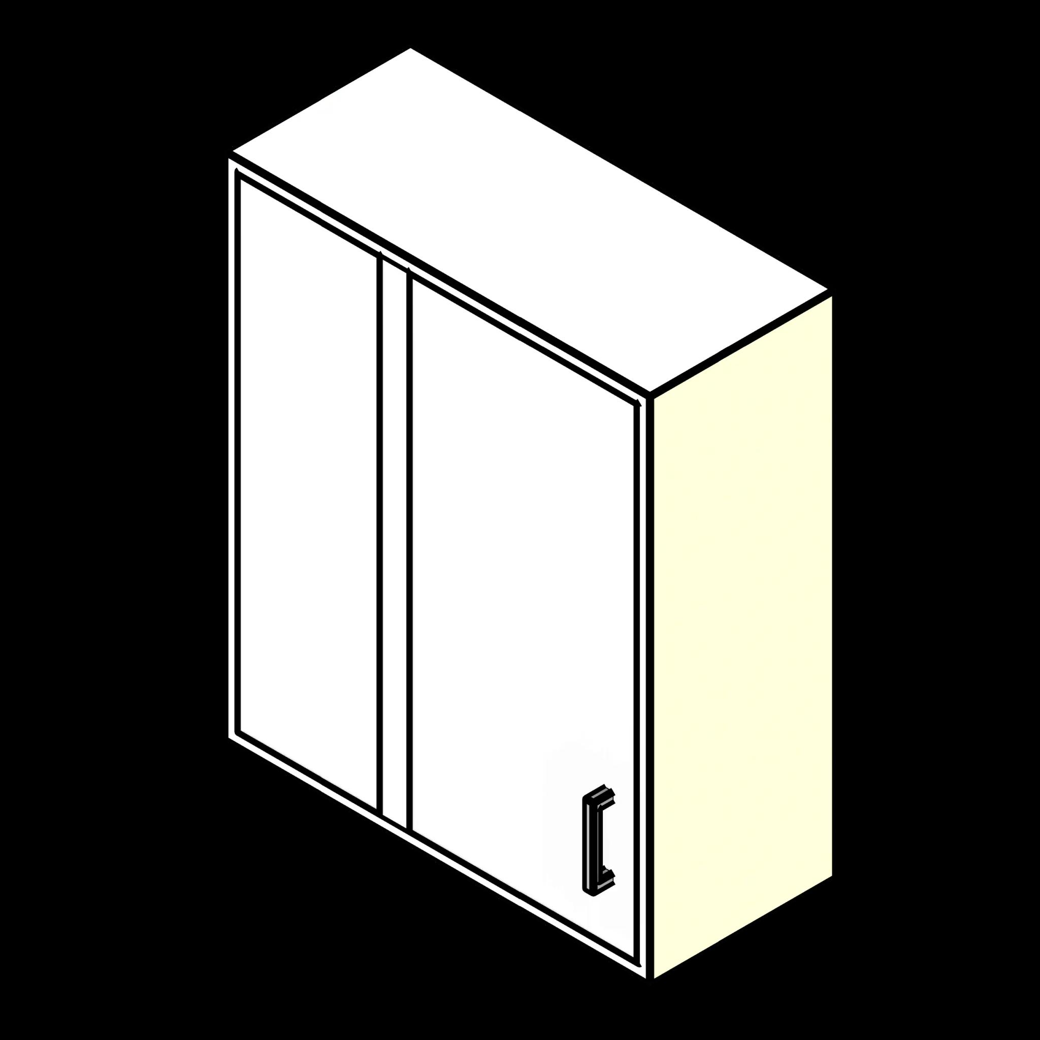  SSG Cabinet Lab Wall Dead Corner PCS Right Solid Inset Door